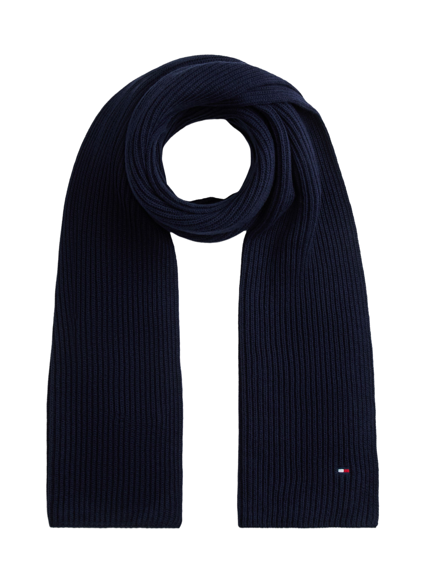 Bonnet et écharpe unis TOMMY HILFIGER Blue