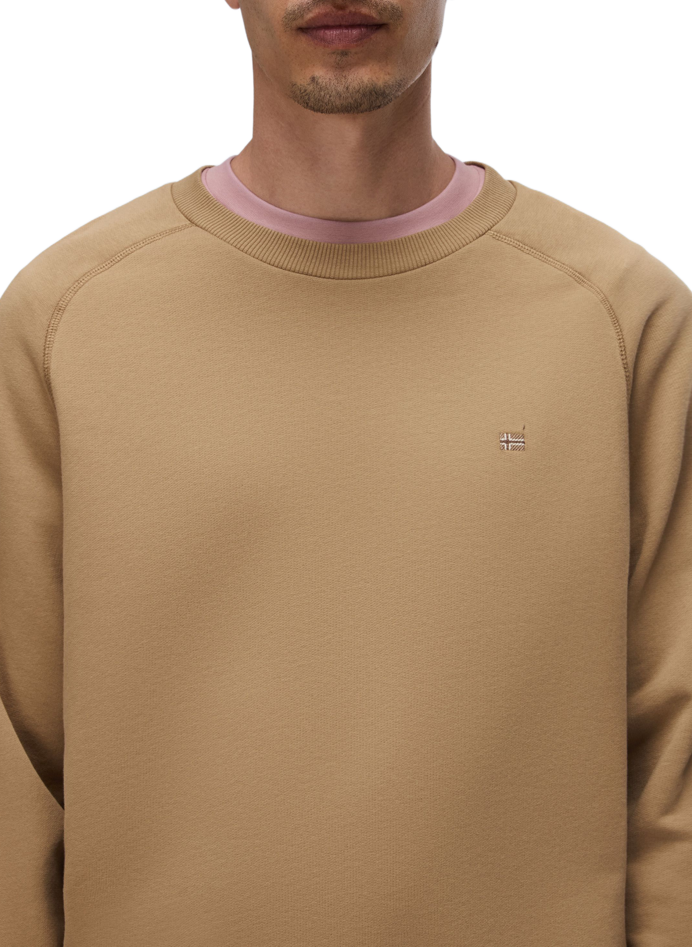 Cotton sweatshirt NAPAPIJRI Brown