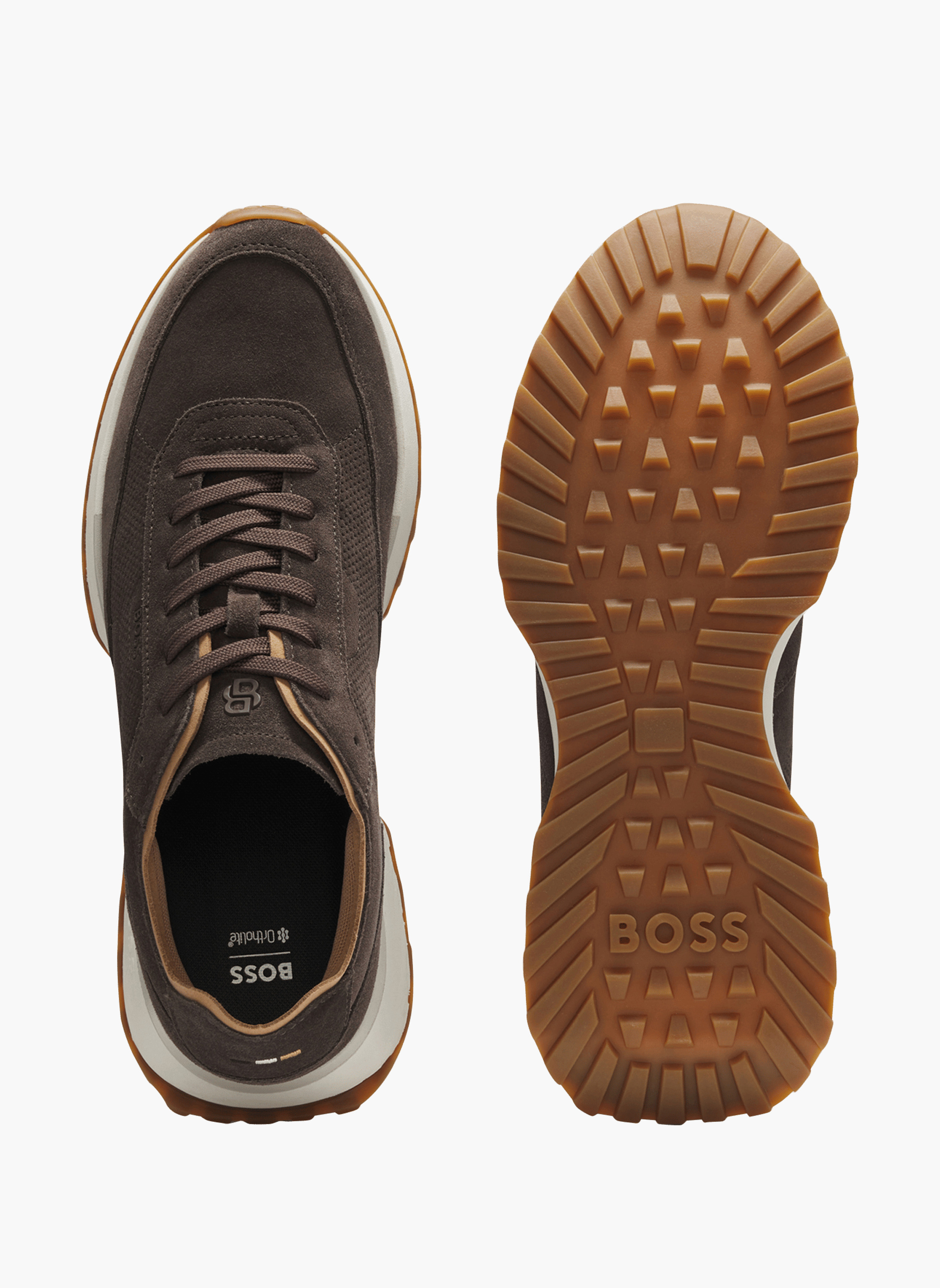 Boss Boss Baskets en cuir