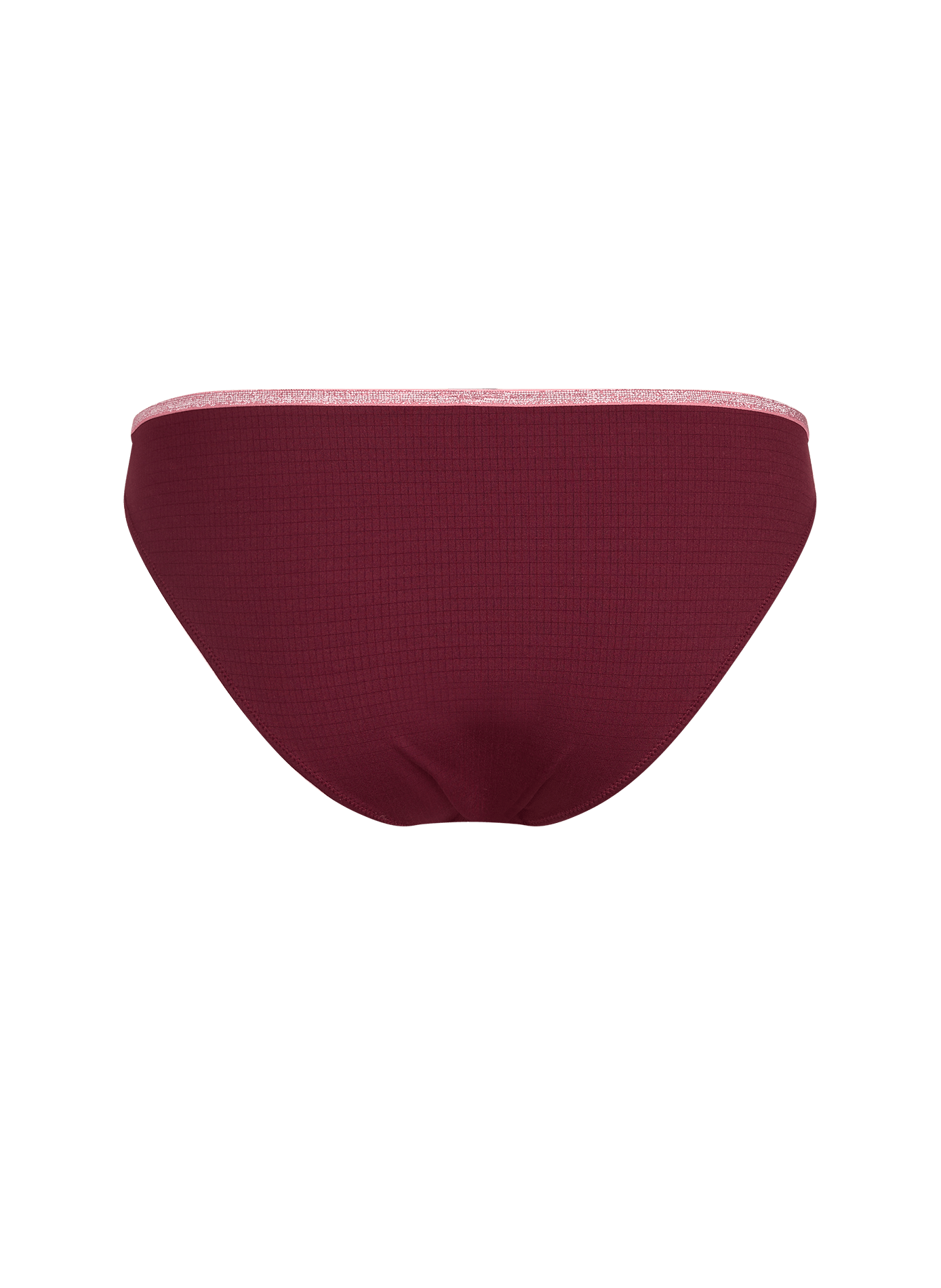 Einfarbige klassische Culotte mit Glitzerdetail LA NOUVELLE Rot