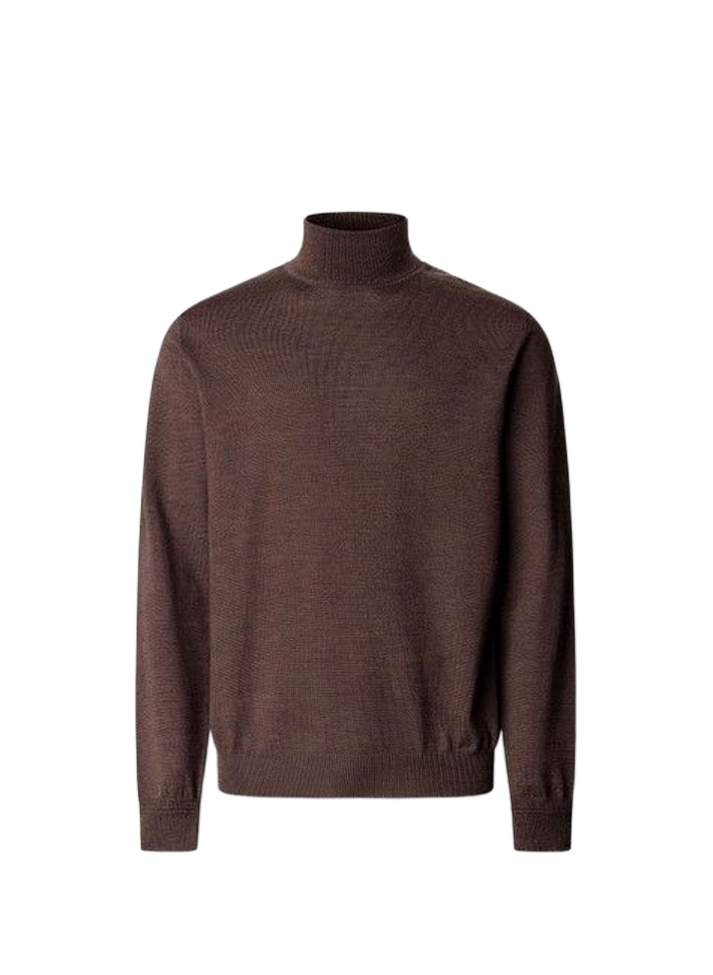Maglione a collo alto in lana FACONNABLE Marrone