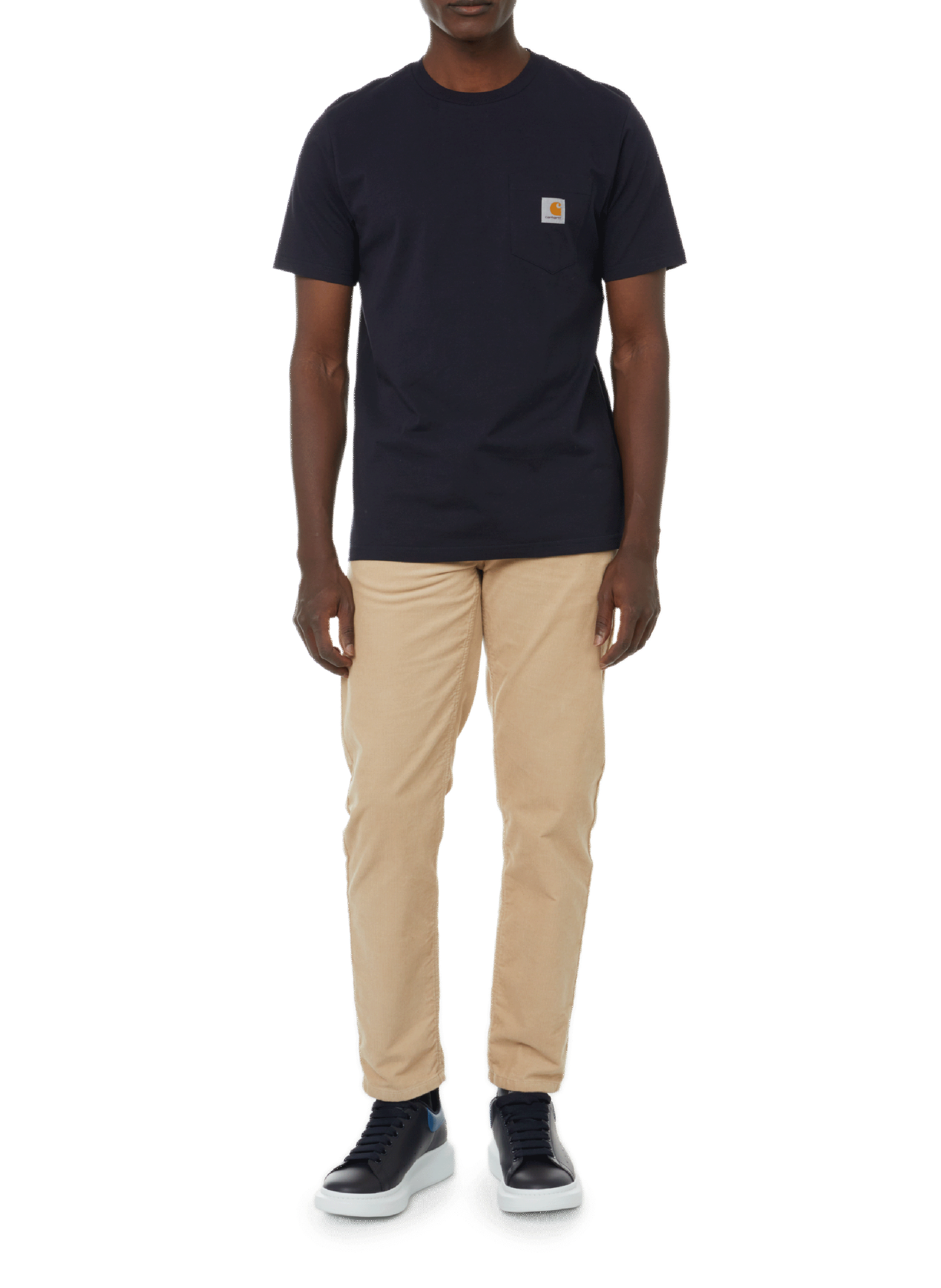Baumwoll-T-Shirt CARHARTT WIP Blau