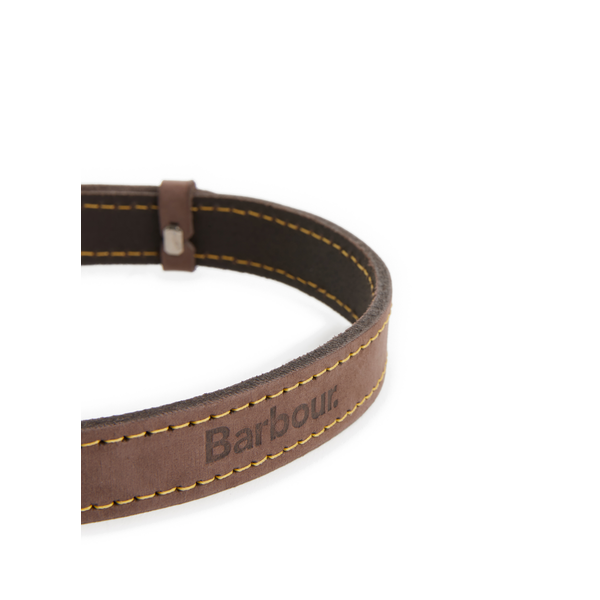 Barbour Leather Dog Collar In Brown