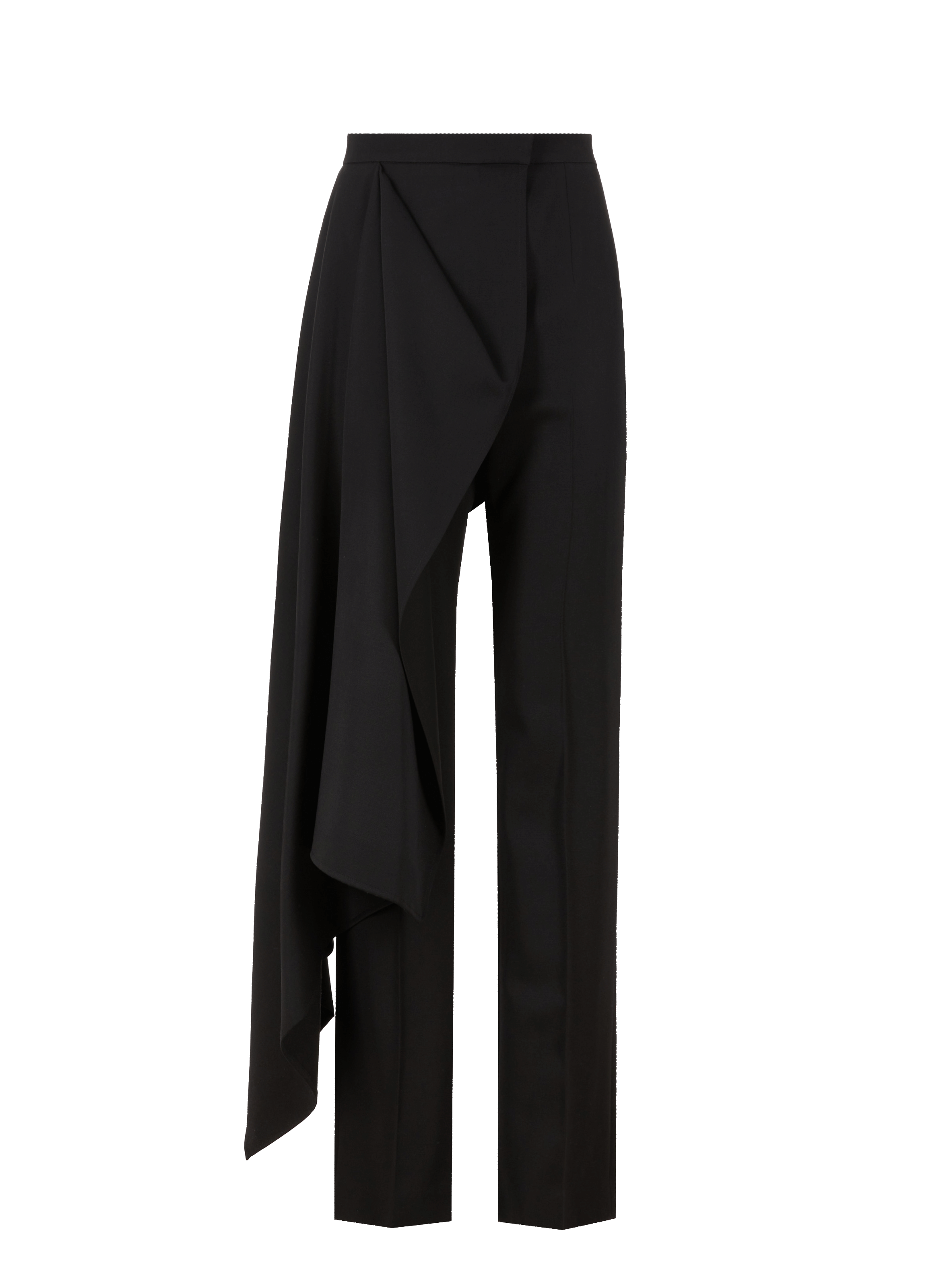 Pantalon tailleur avec drapé