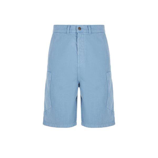 Saison Recycled Cotton Bermuda Shorts In Green