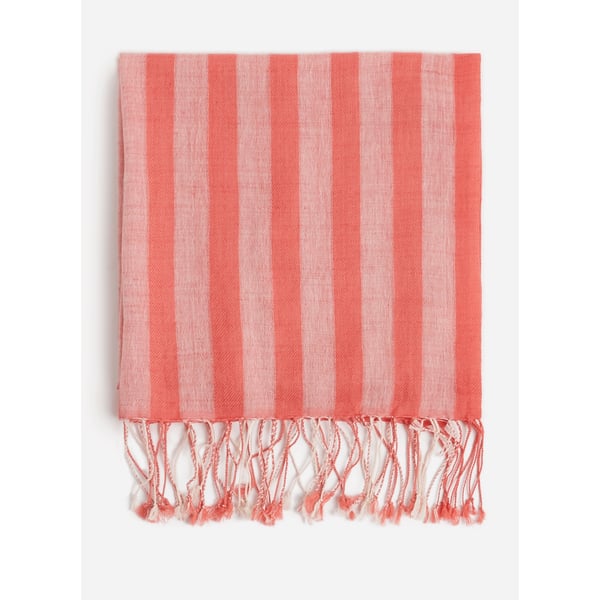 Foulard en laine et coton mélangé Foulard en laine et coton mélangé