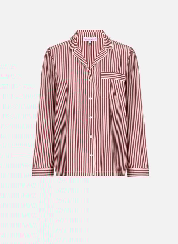 Essential Striped Pyjama Set Red by LAURENCE TAVERNIER LAURENCE TAVERNIER Essential Striped Pyjama Set Red