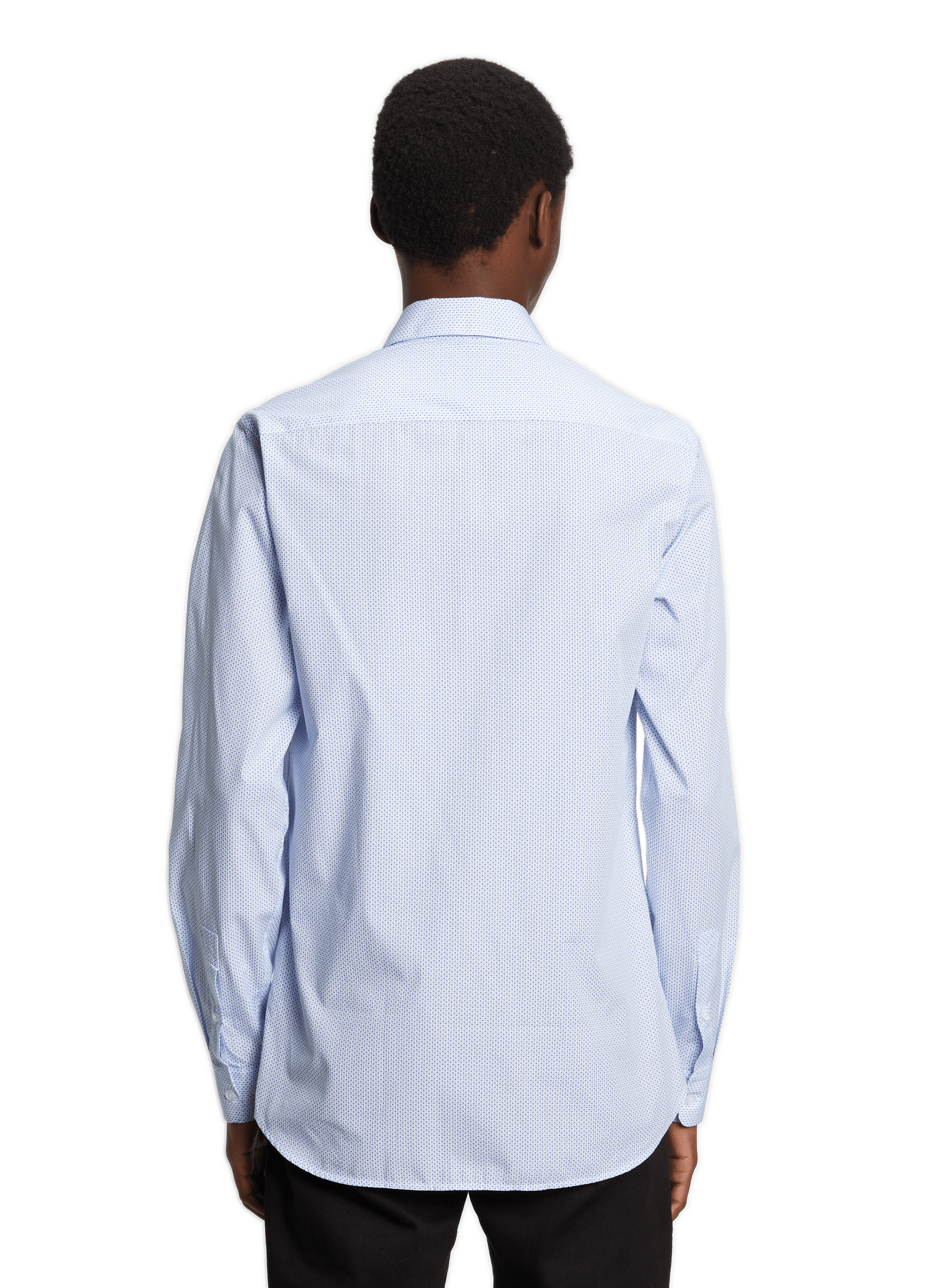 Printed Slim Fit Shirt AU PRINTEMPS PARIS Blue