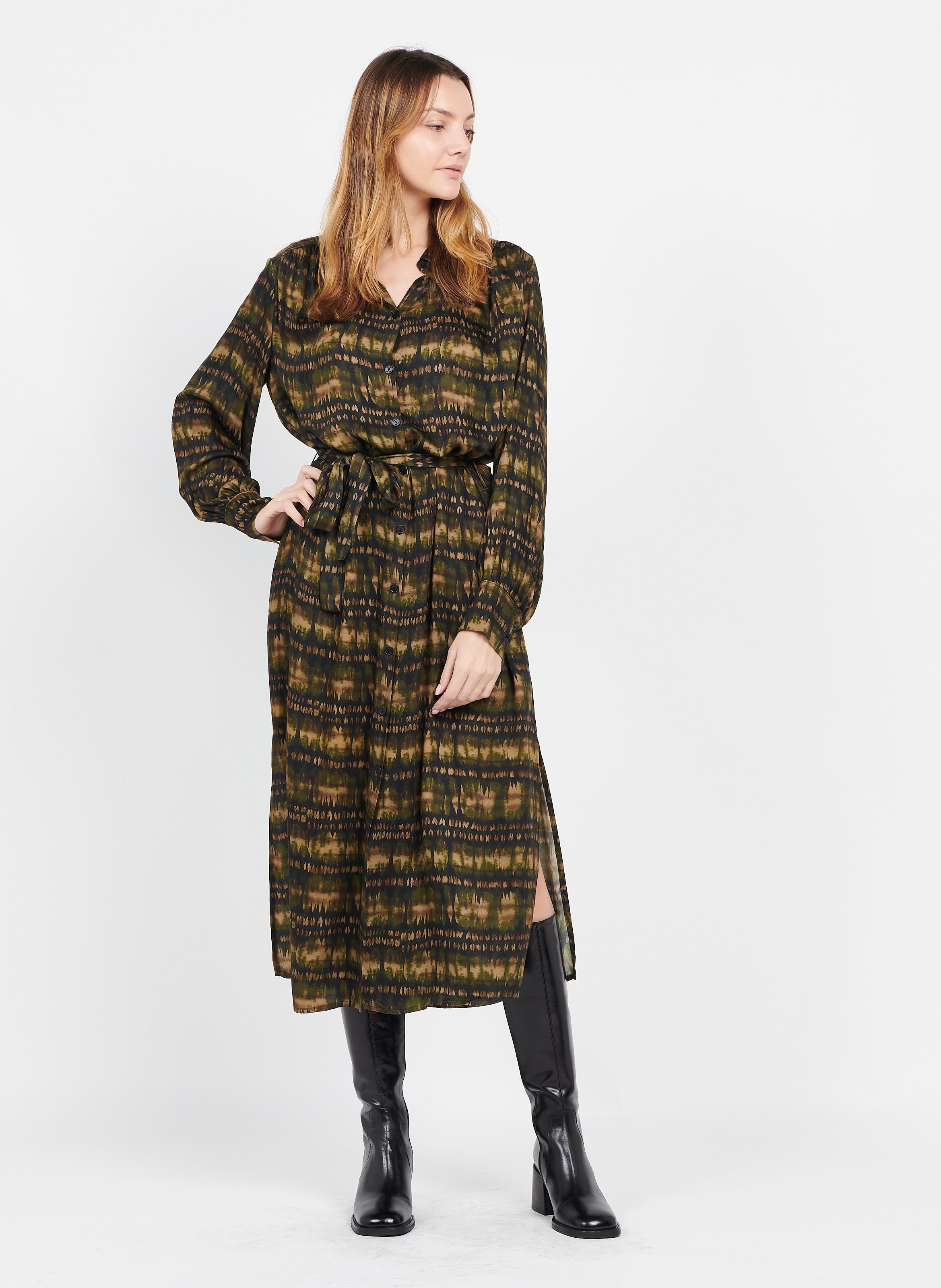 Bottes en cuir diou JONAK Noir