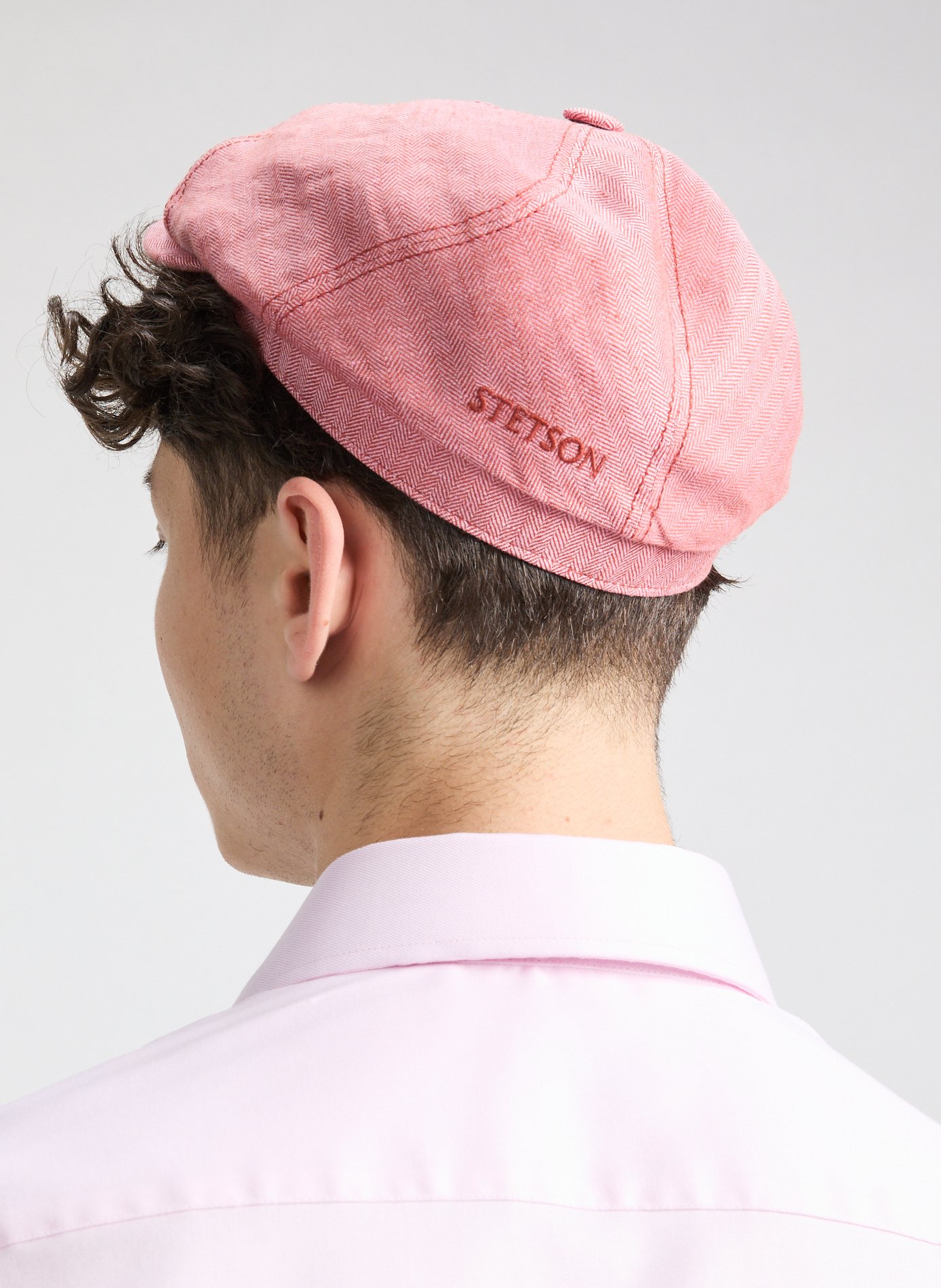 Linen cap  STETSON Pink