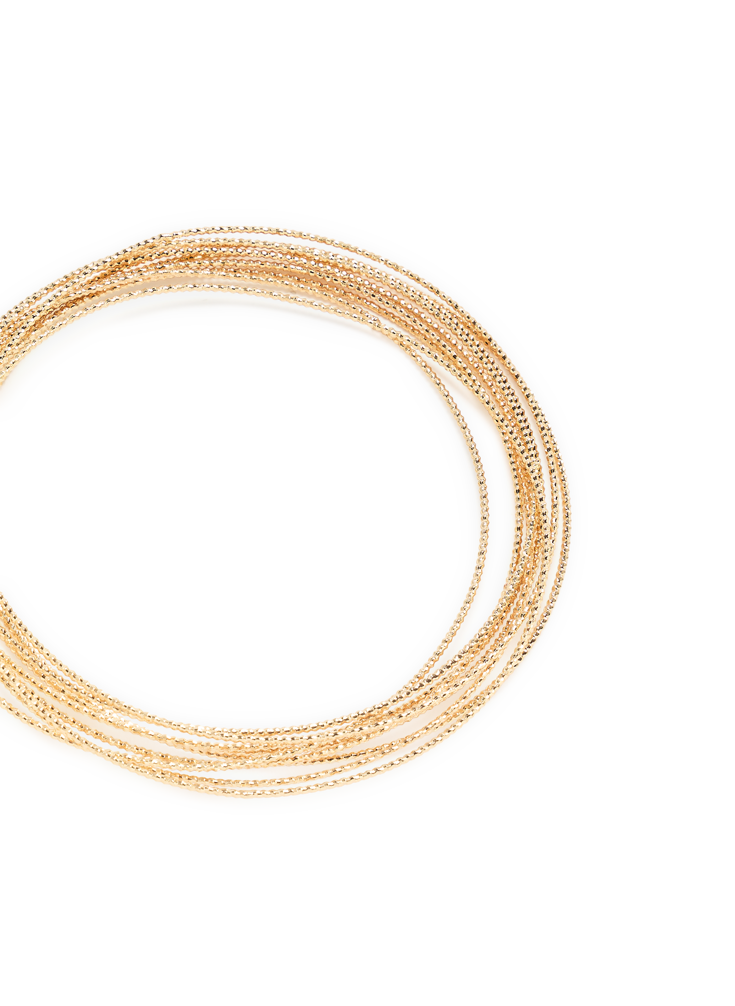 Bracelet en 8 parties  Doré