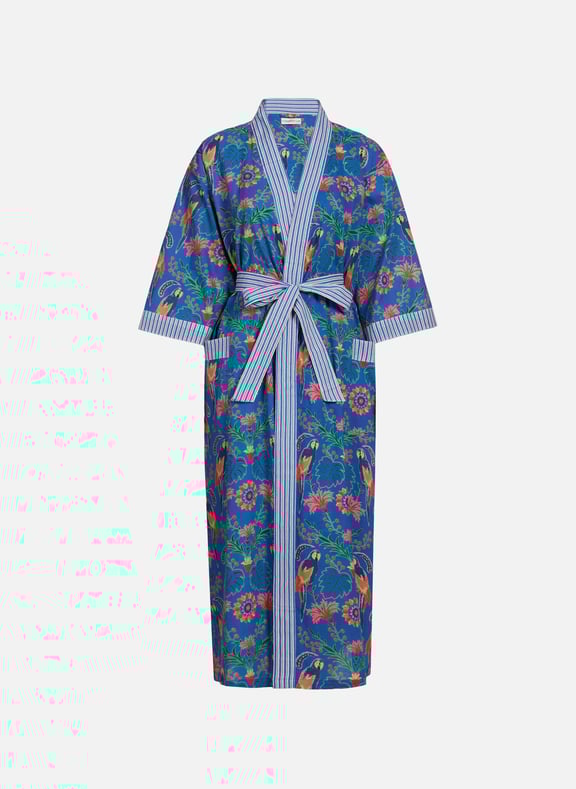 Patterned kimono Blue by CURIOSITY LAB CURIOSITY LAB Patterned kimono Blue