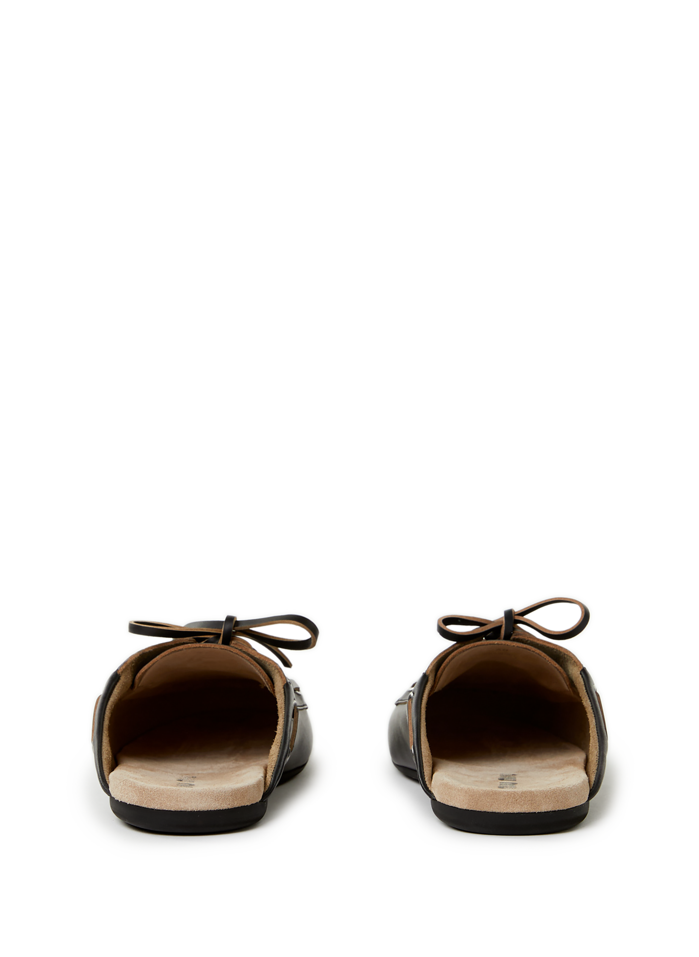 Mules en suède délavé MIU MIU Noir