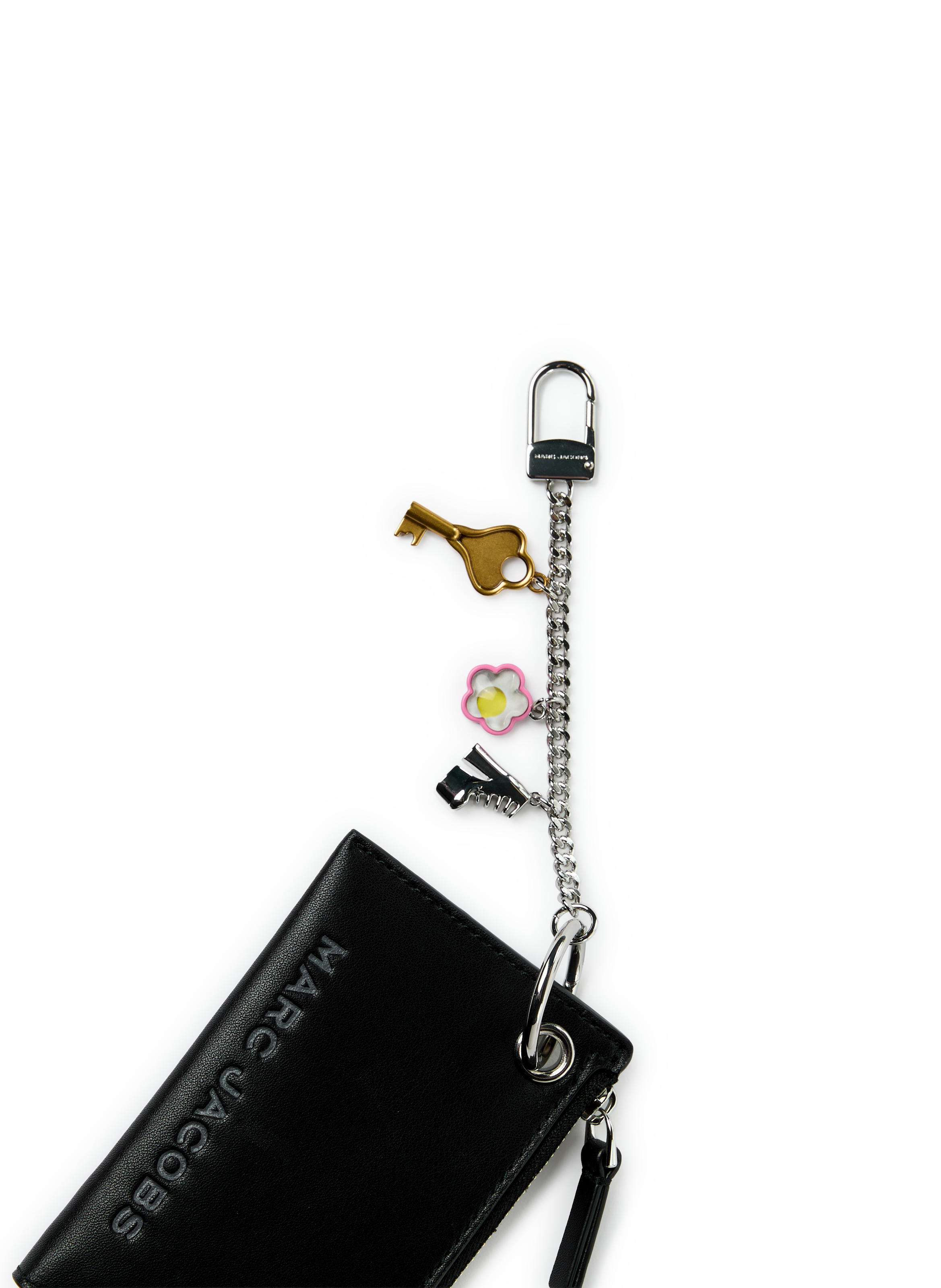 Porte-monnaie The Coin Purse Charm MARC JACOBS Noir