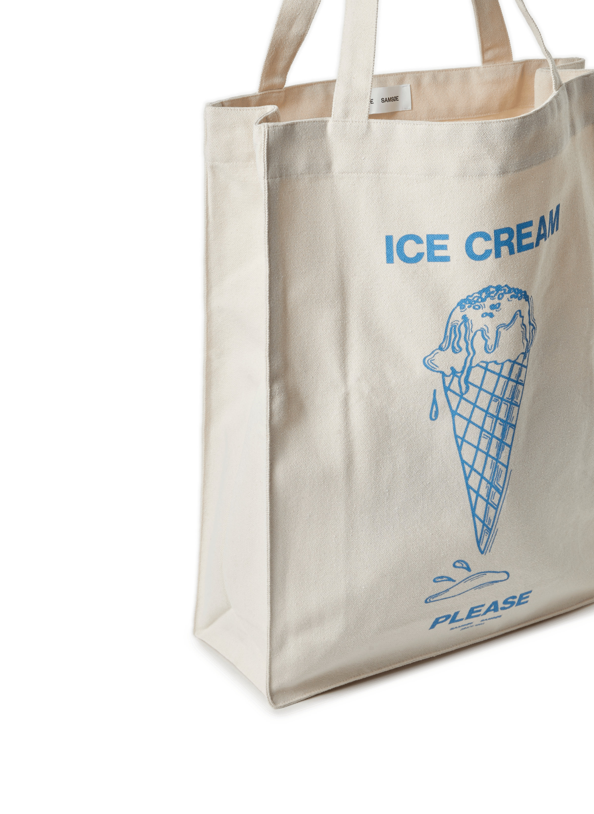 Cotton tote bag SAMSOE SAMSOE Beige