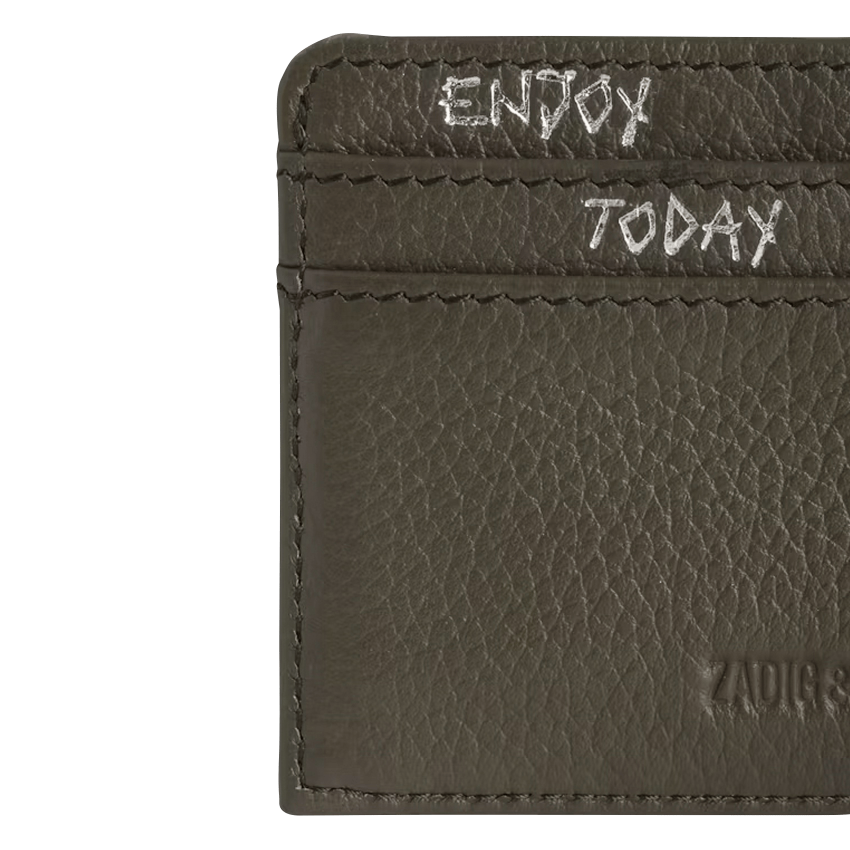 Porte cartes en cuir zv pass ZADIG&VOLTAIRE Vert