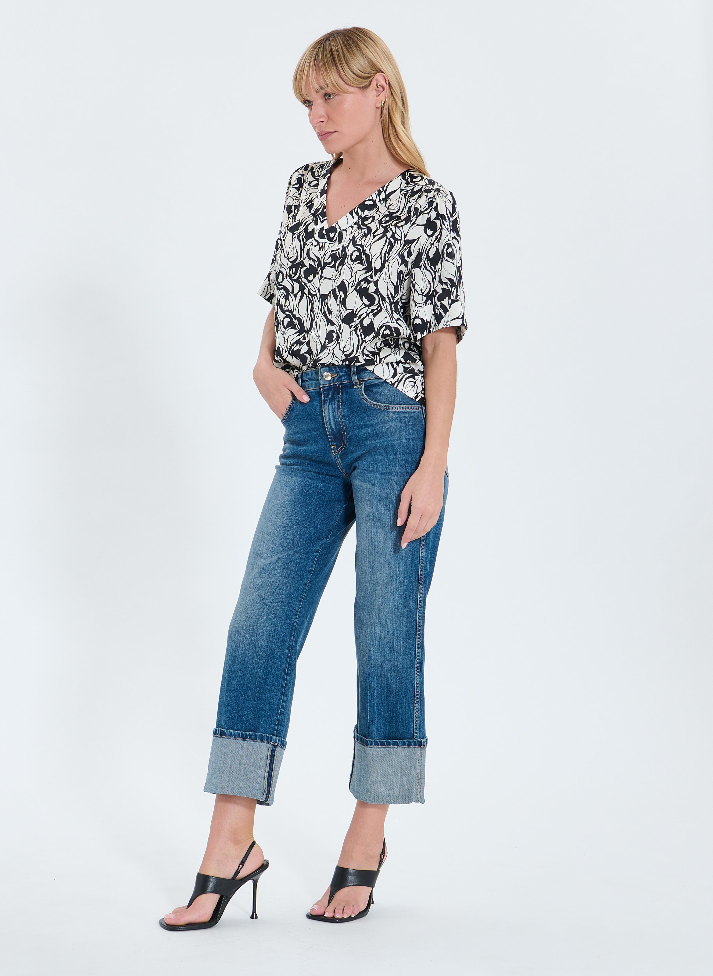 Top  tahiel Multicolore