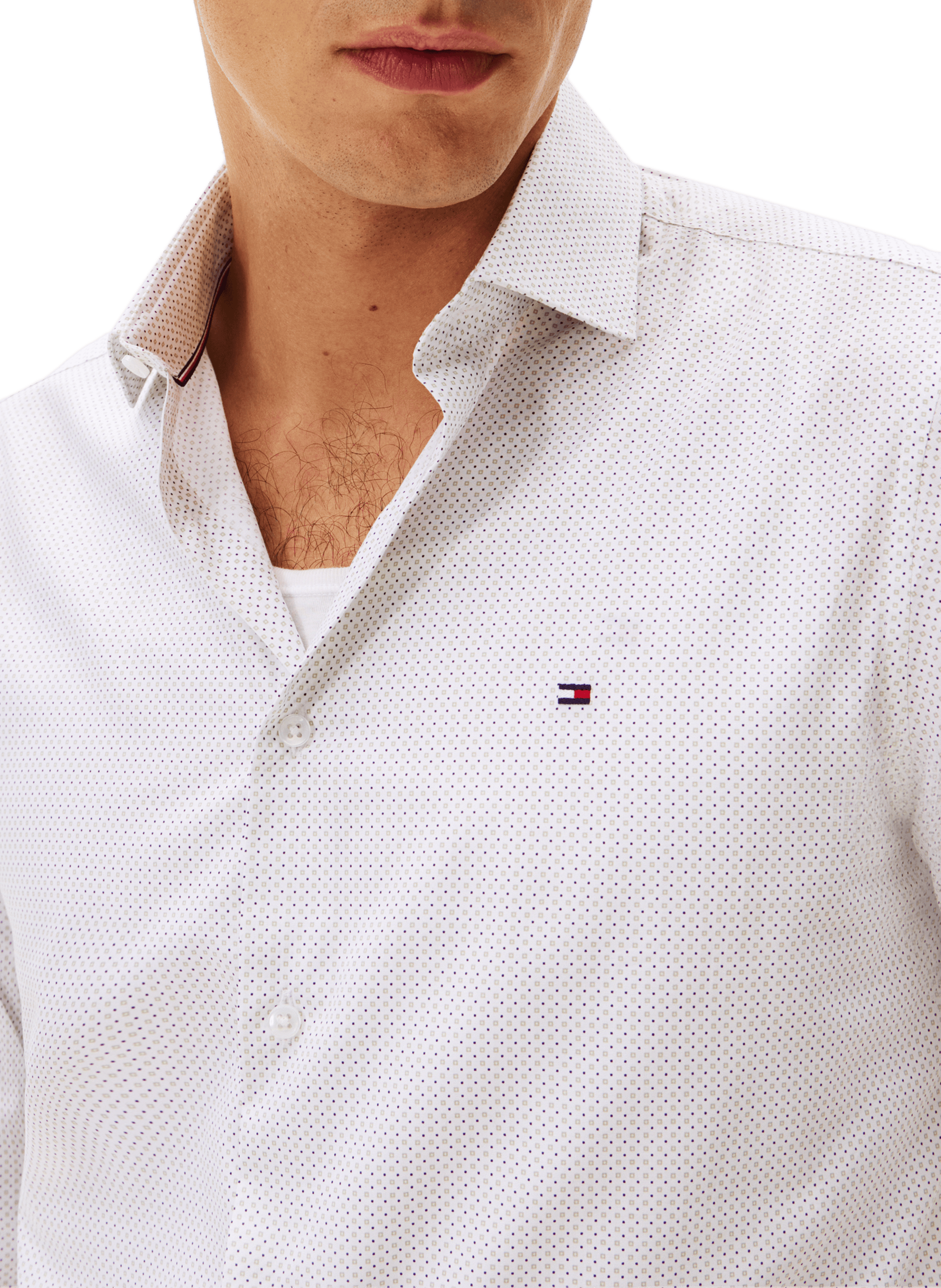 Cotton poplin shirt TOMMY HILFIGER White