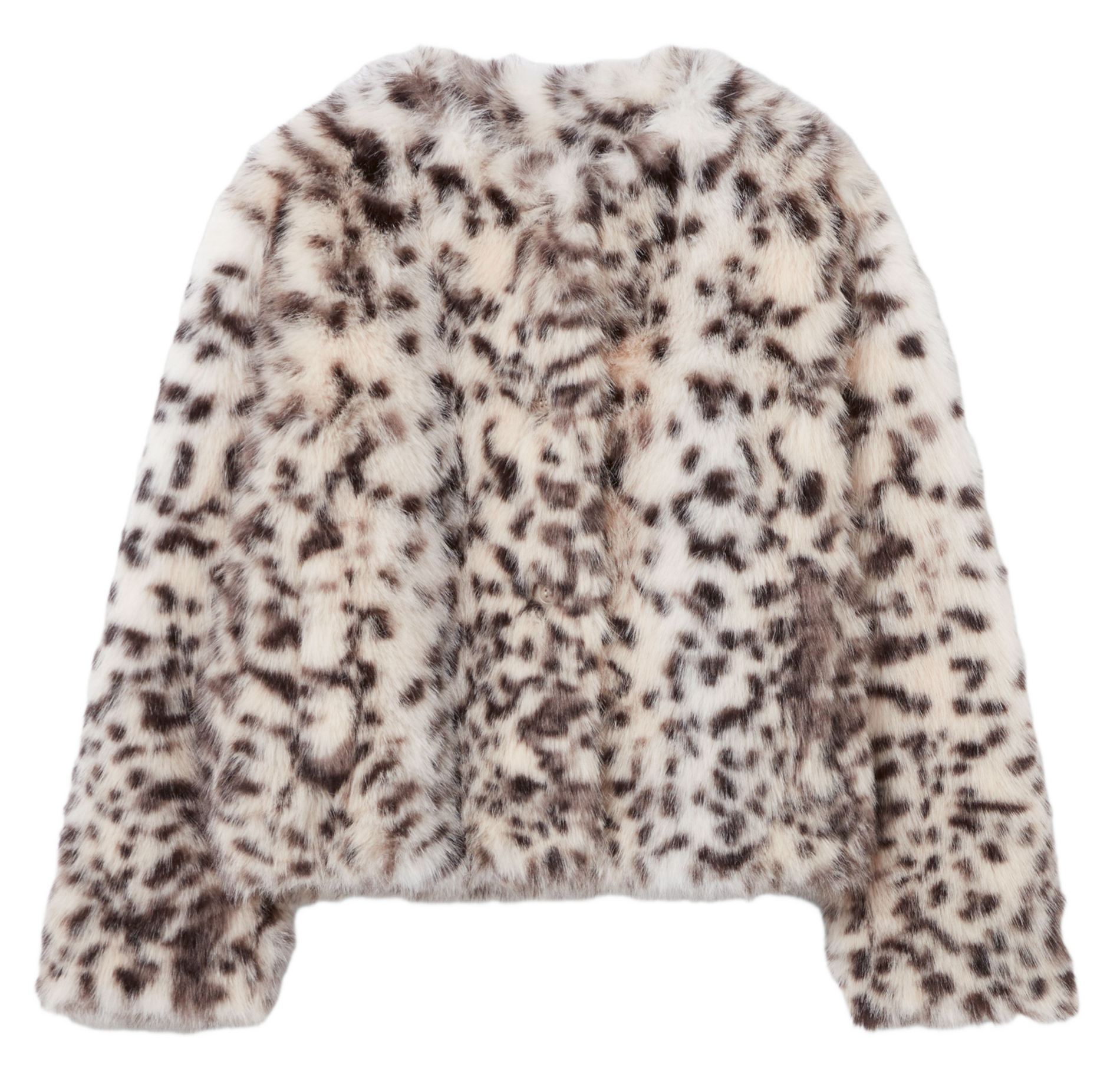 Manteau imprimé en fausse fourrure flavia CLAUDIE PIERLOT Multicolore