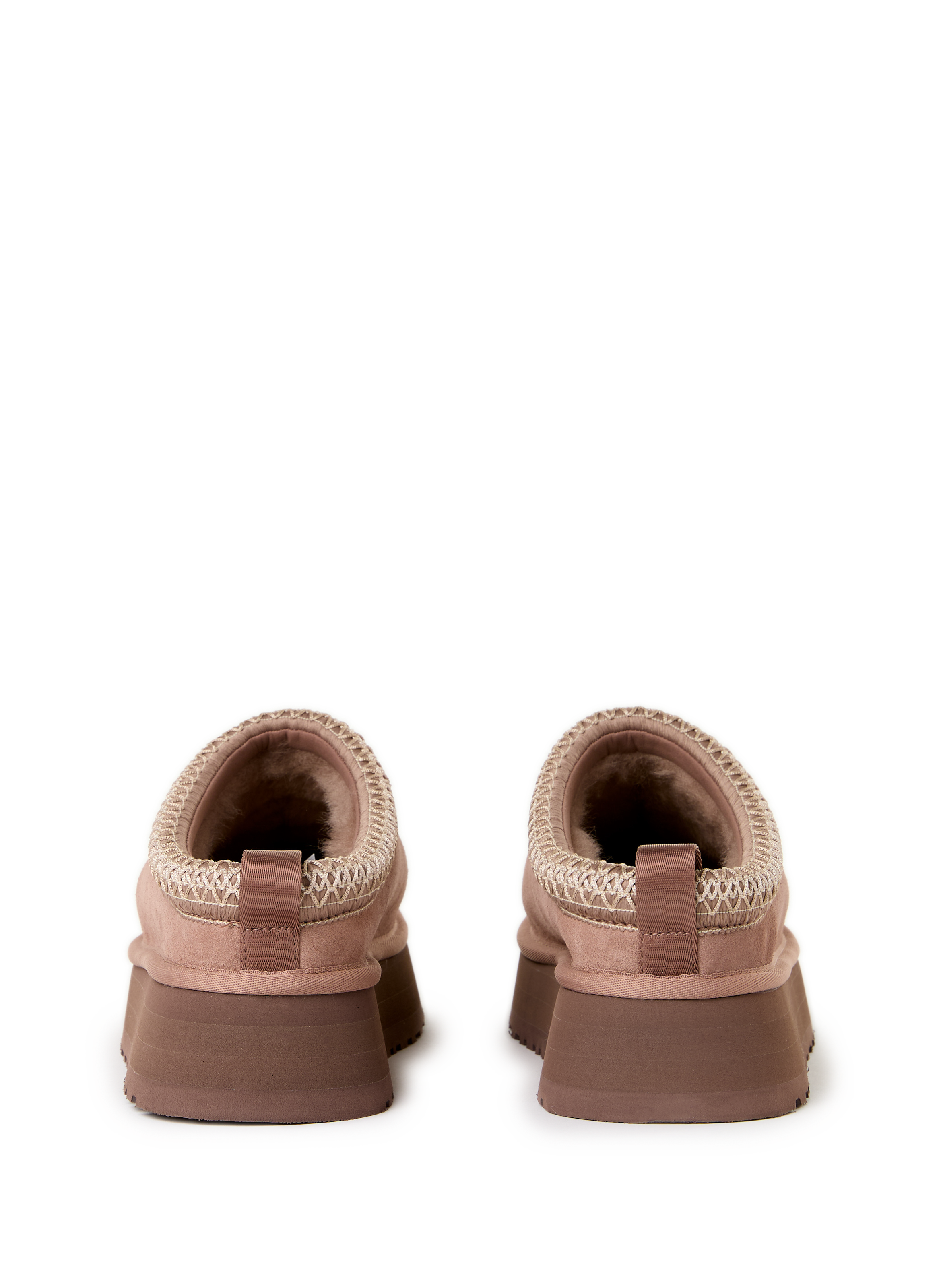 Mixed leather slippers UGG Beige