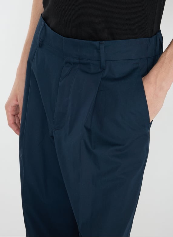 Pantalon droit en coton | Bleu by NN.07 Pantalon droit en coton Bleu
