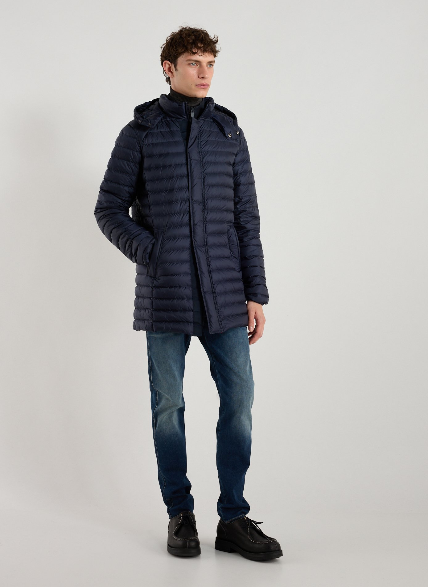 Mid-length Puffer Jacket JOTT Blue