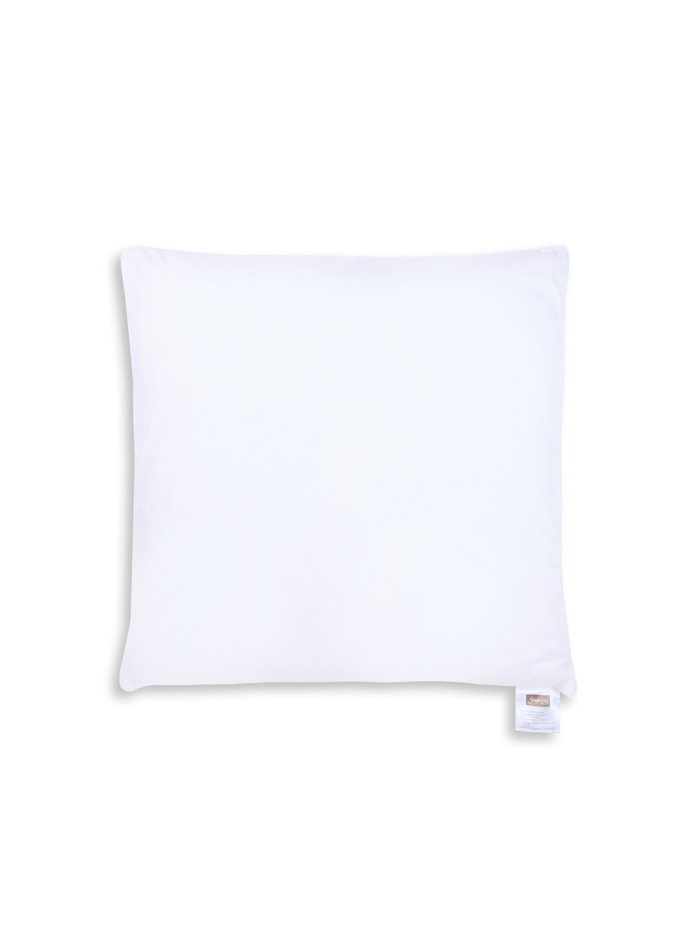 Natural pillow in cotton satin and silk AU PRINTEMPS PARIS White