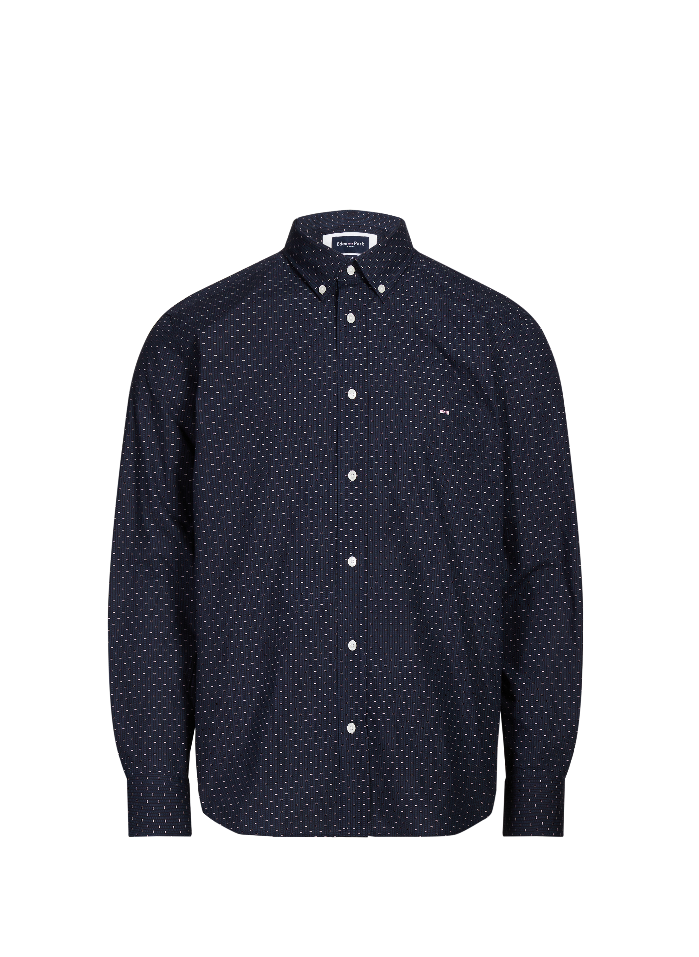 EDEN PARK Chemise col américain en coton Rose