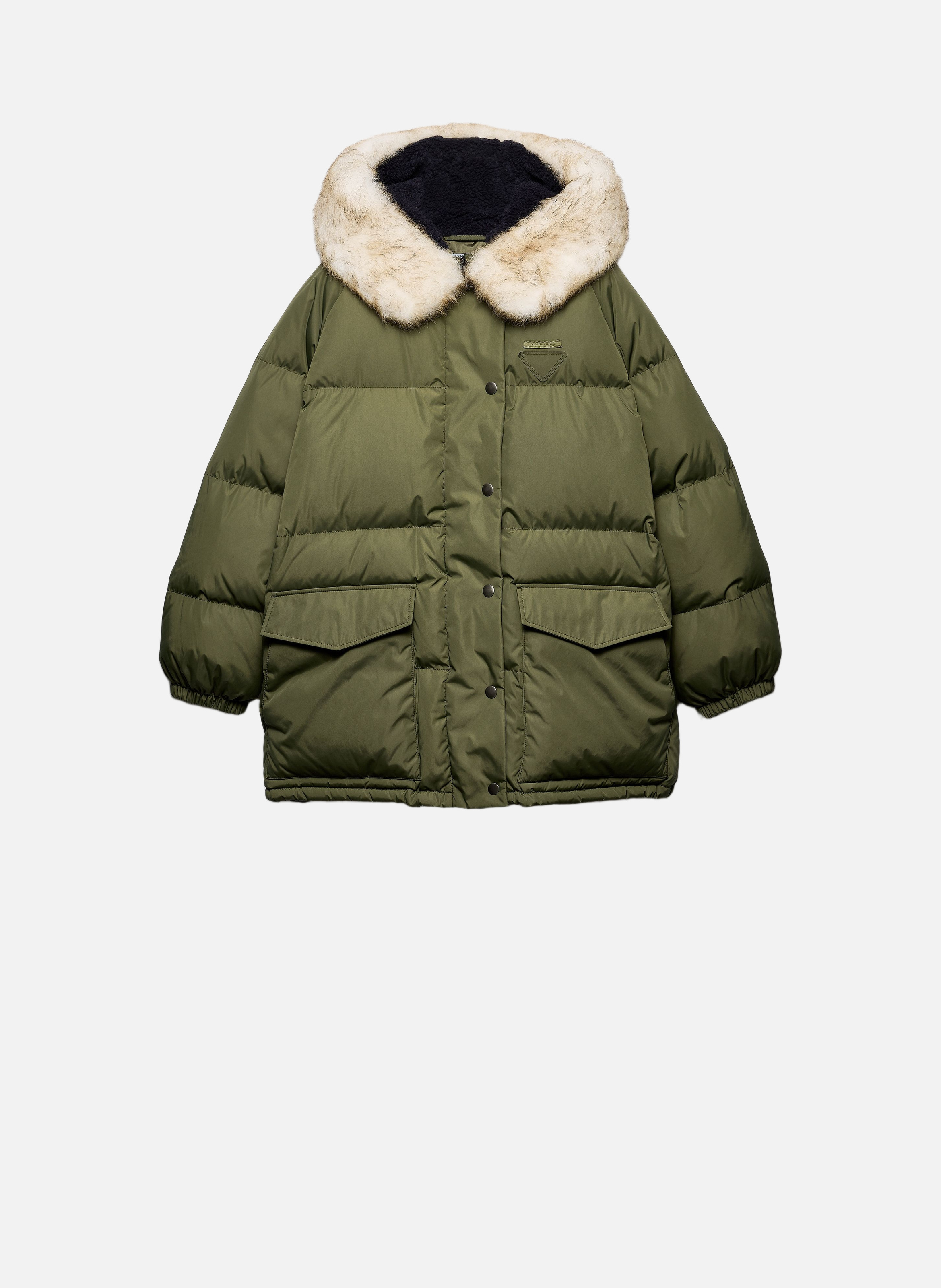 Doudoune en re-nylon PRADA Vert