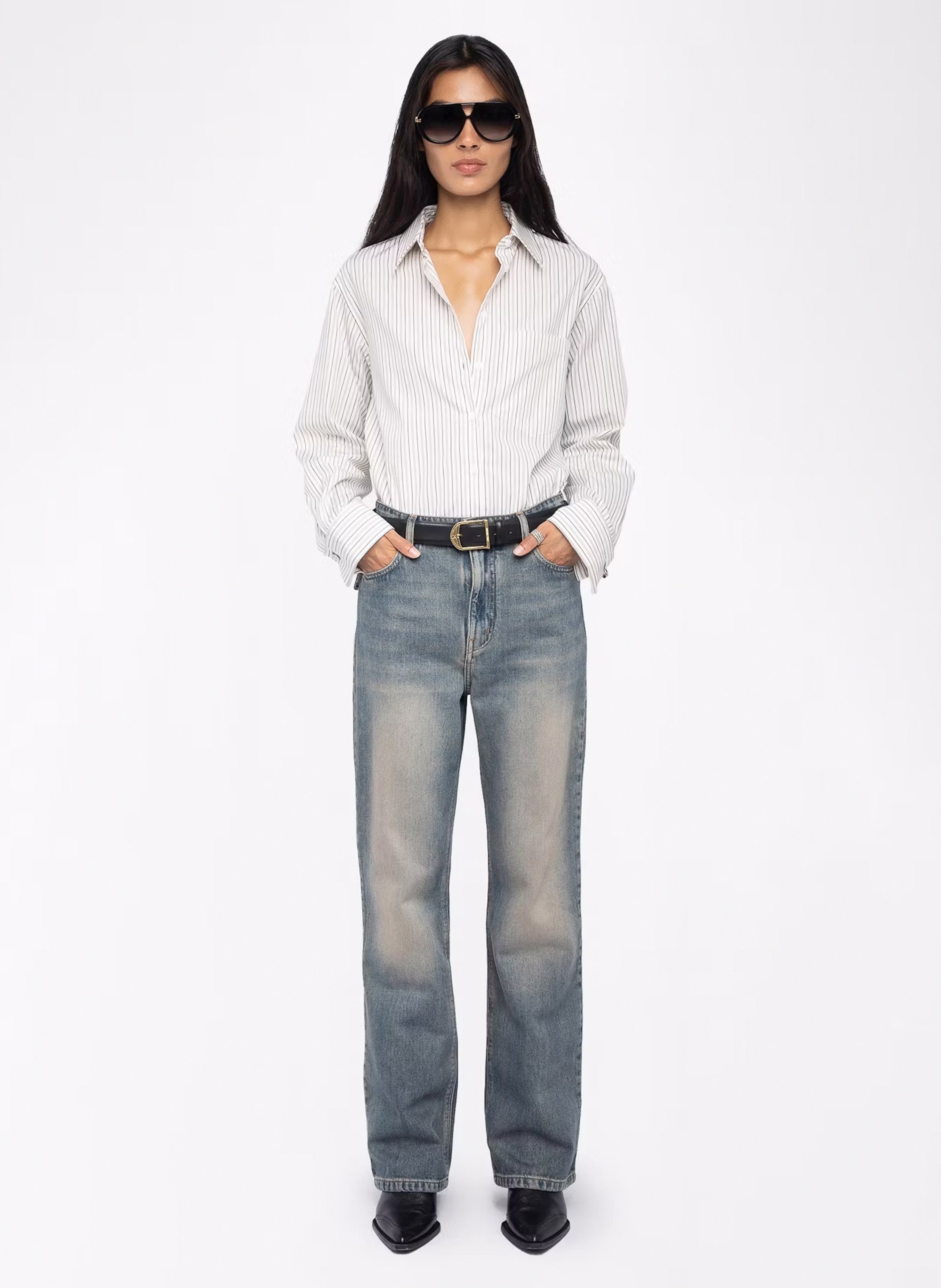 Chemise oversize en coton morning ZADIG&VOLTAIRE Blanc