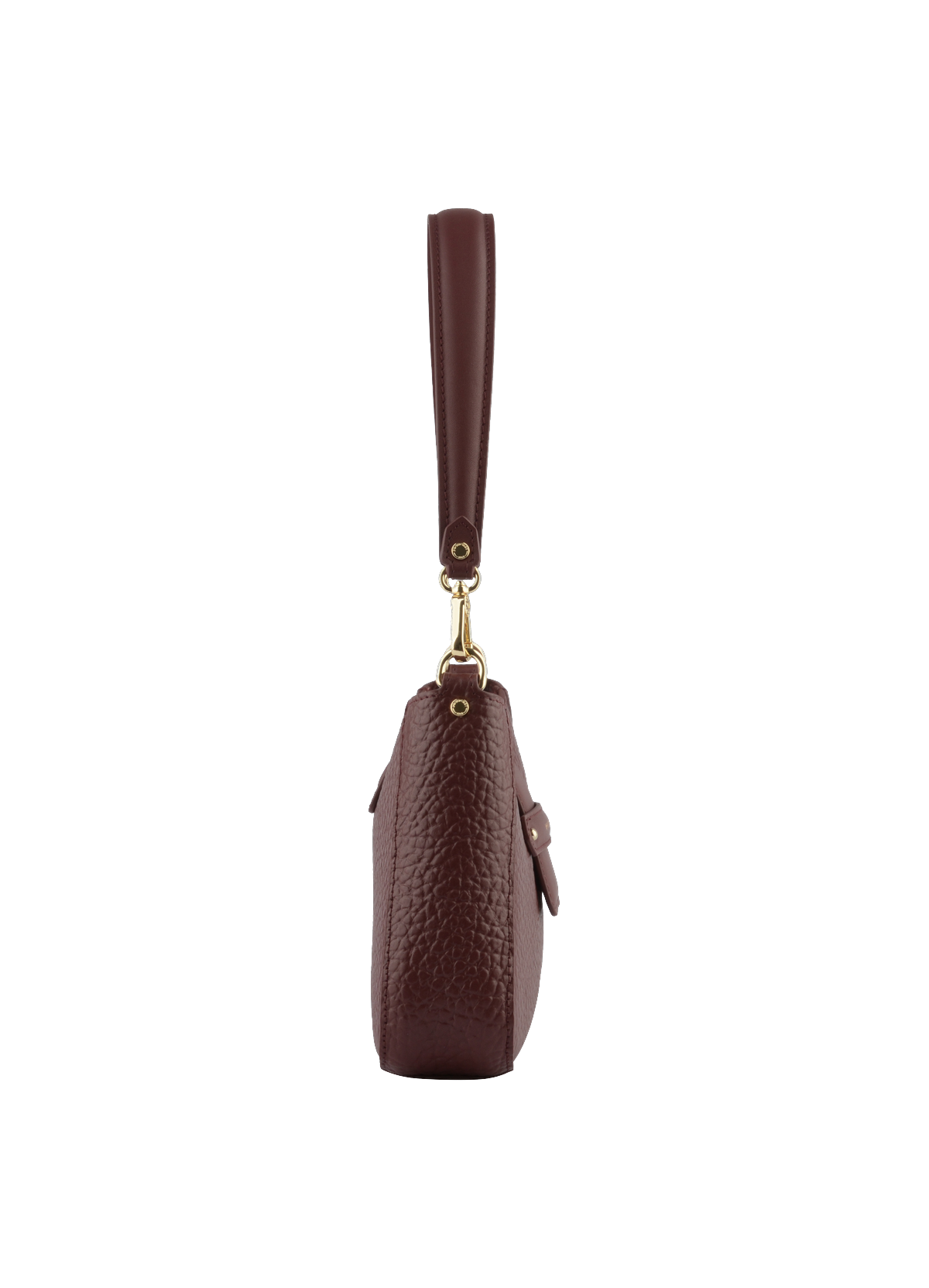 Fleuves | Sac à main en cuir de vachette POURCHET Rouge