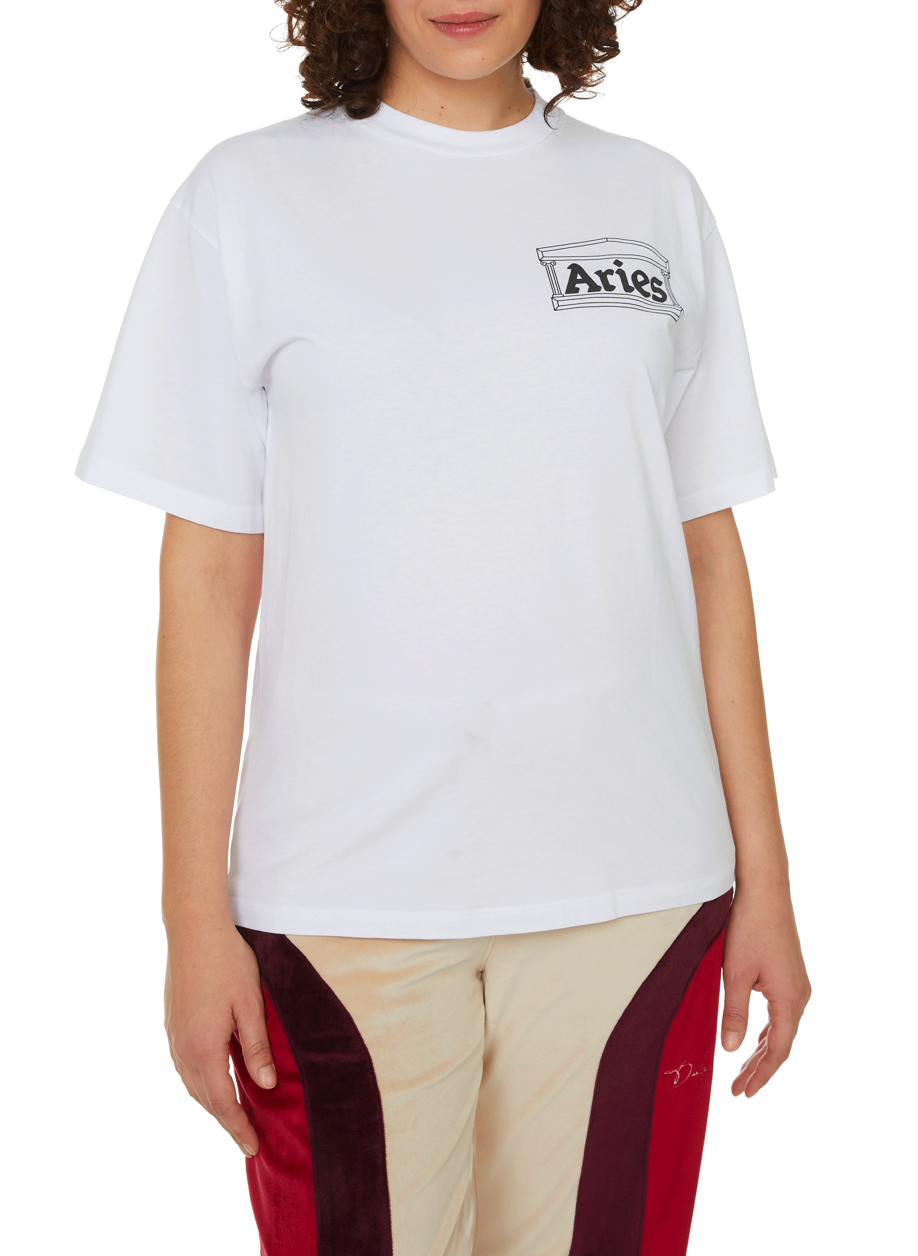 Cotton T-shirt ARIES White