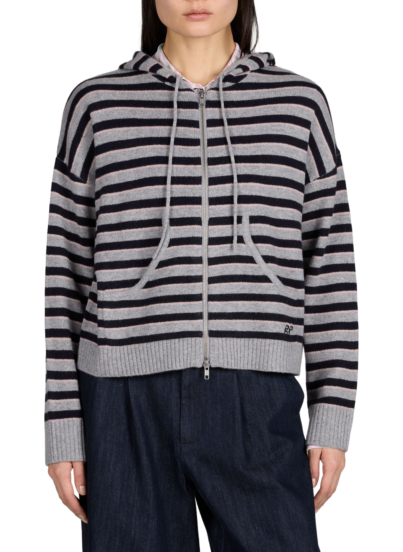 Gilet Calley en laine mérinos BAUM UND PFERDGARTEN Gris