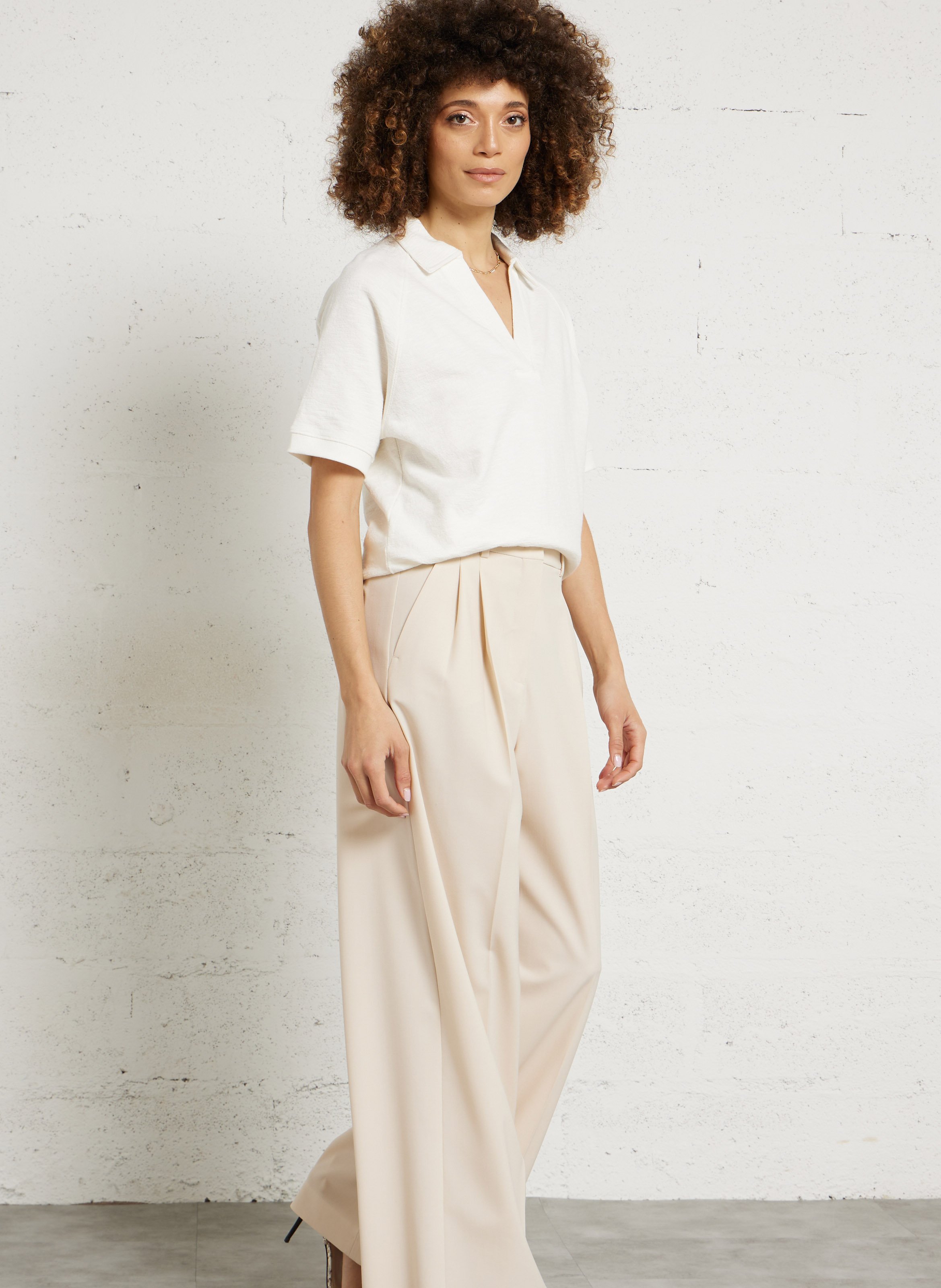 Tee-shirt ample en coton lexy MAISON 123 Blanc