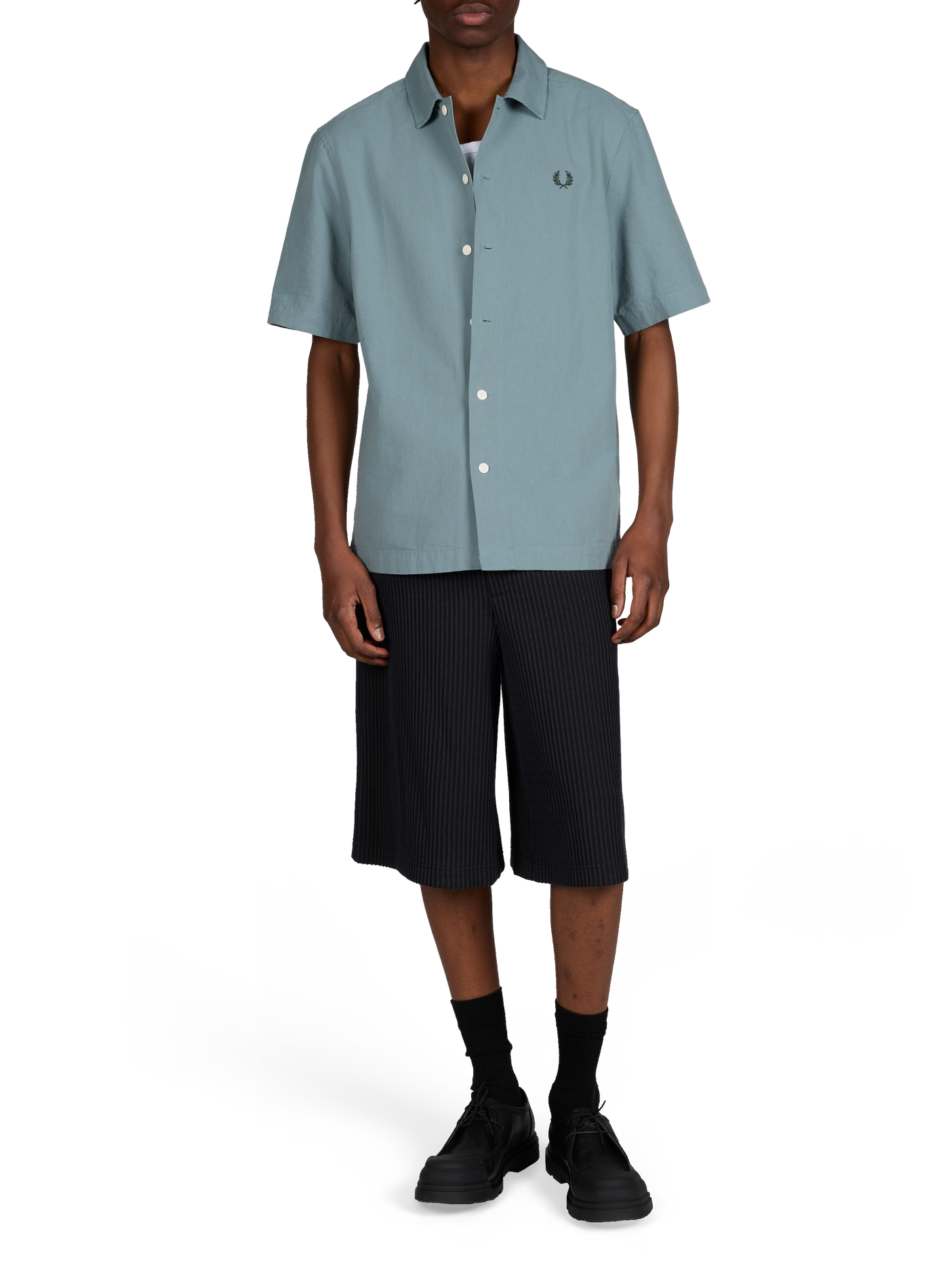 Short à rayures MINIMUM Noir