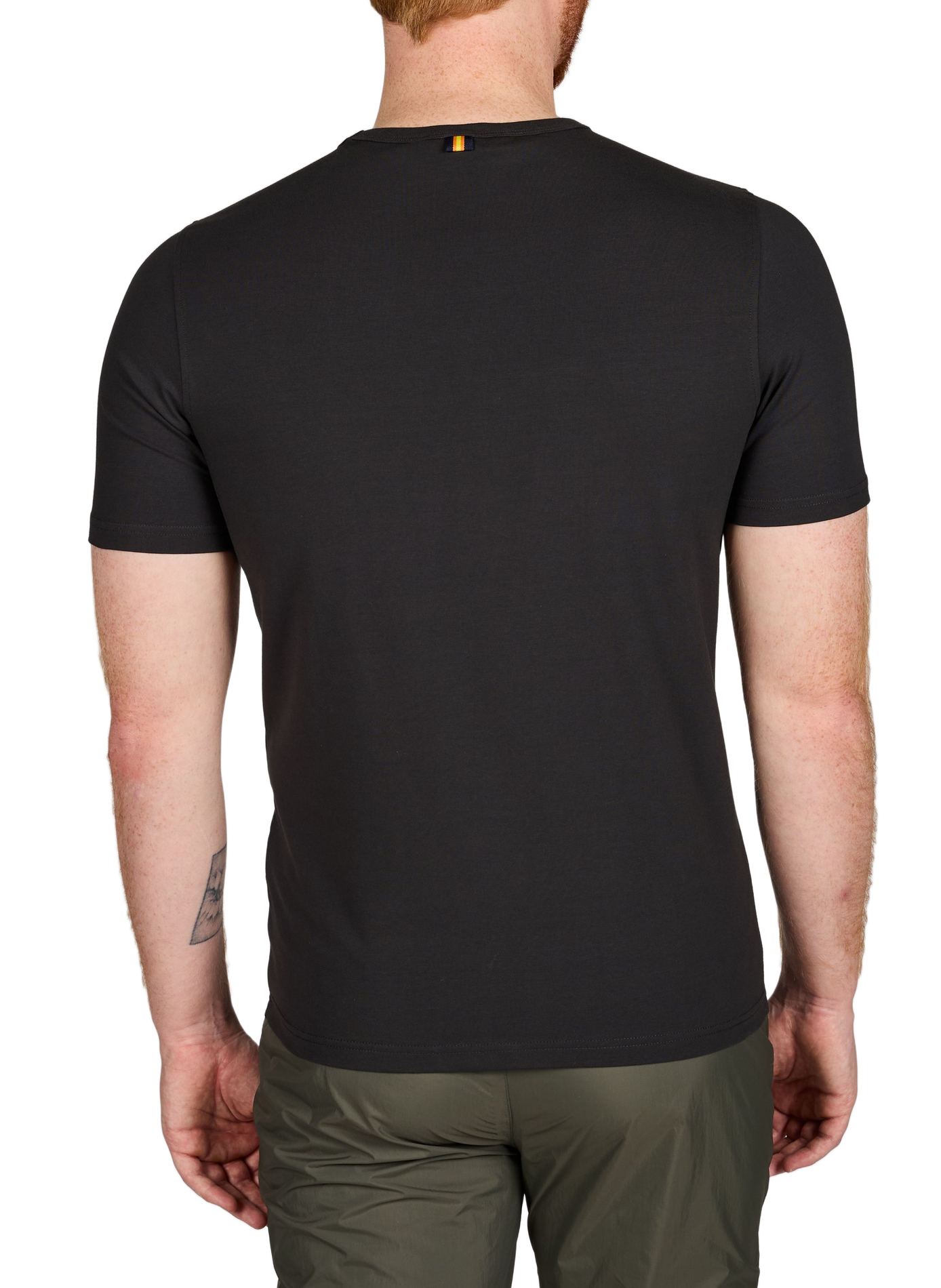 T-shirt en jersey de coton mélangé K-WAY Noir