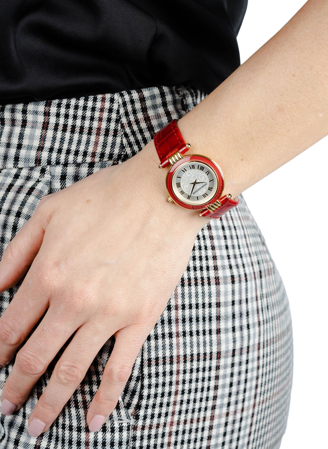 Montre quartz Haute Elegance en cuir de vachette BALMAIN WATCHES Doré