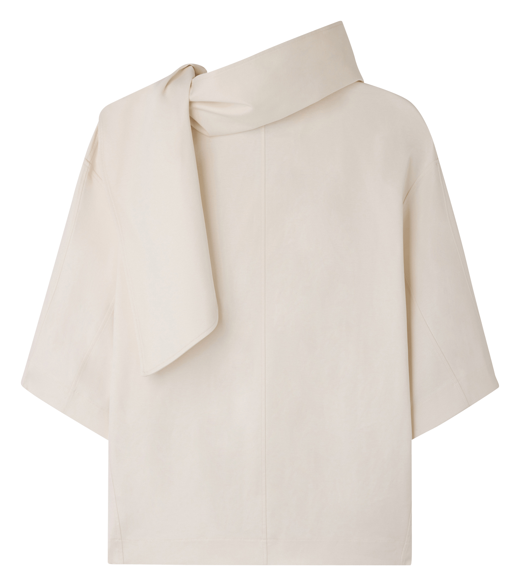 Top col rond en coton bio helena SOEUR Blanc