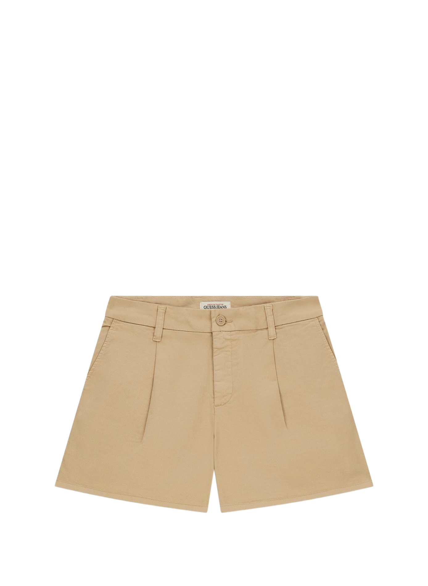 Short in mixed cotton GUESS Brown