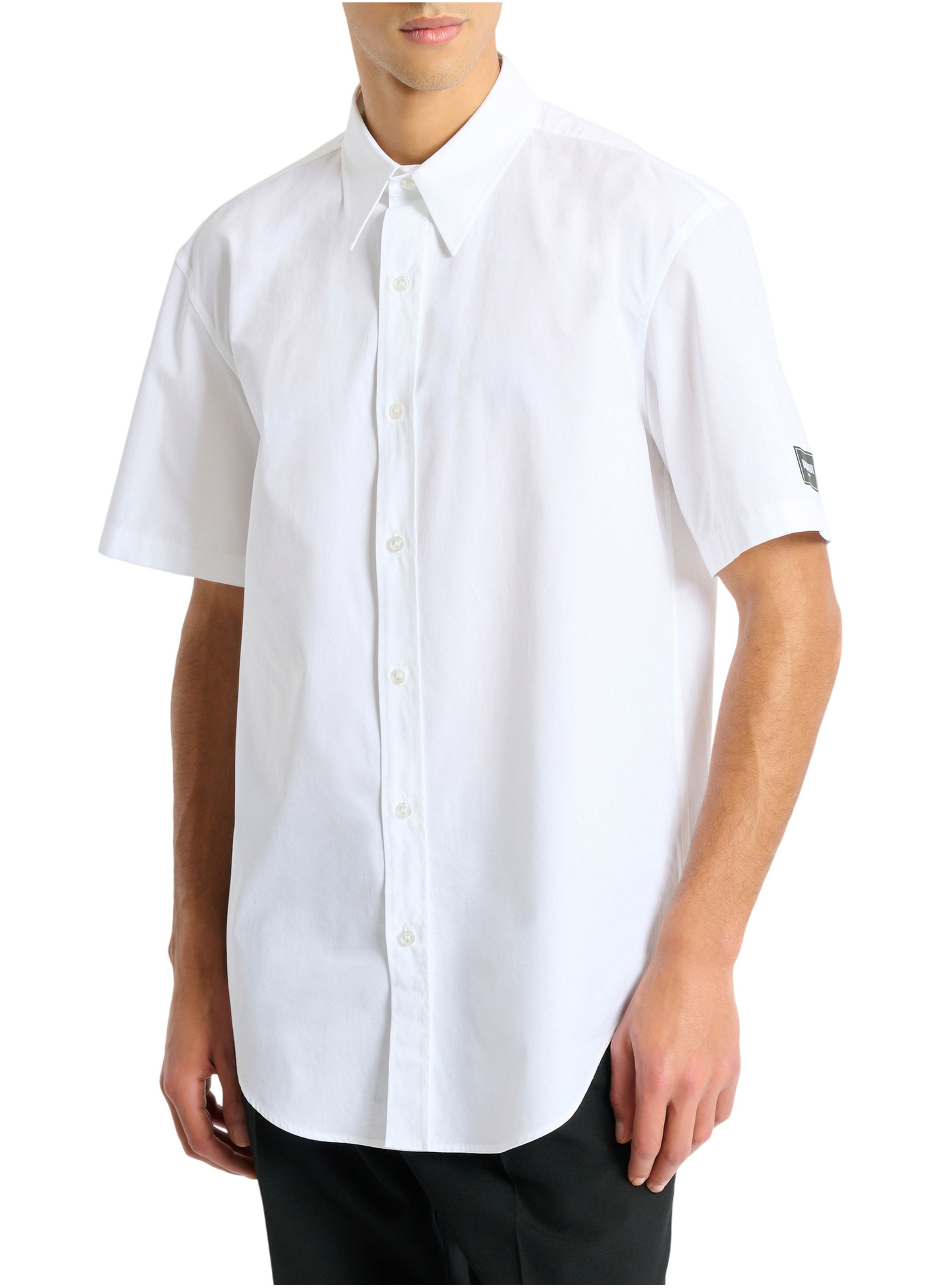 Chemise balmain paris en popeline de coton BALMAIN Blanc
