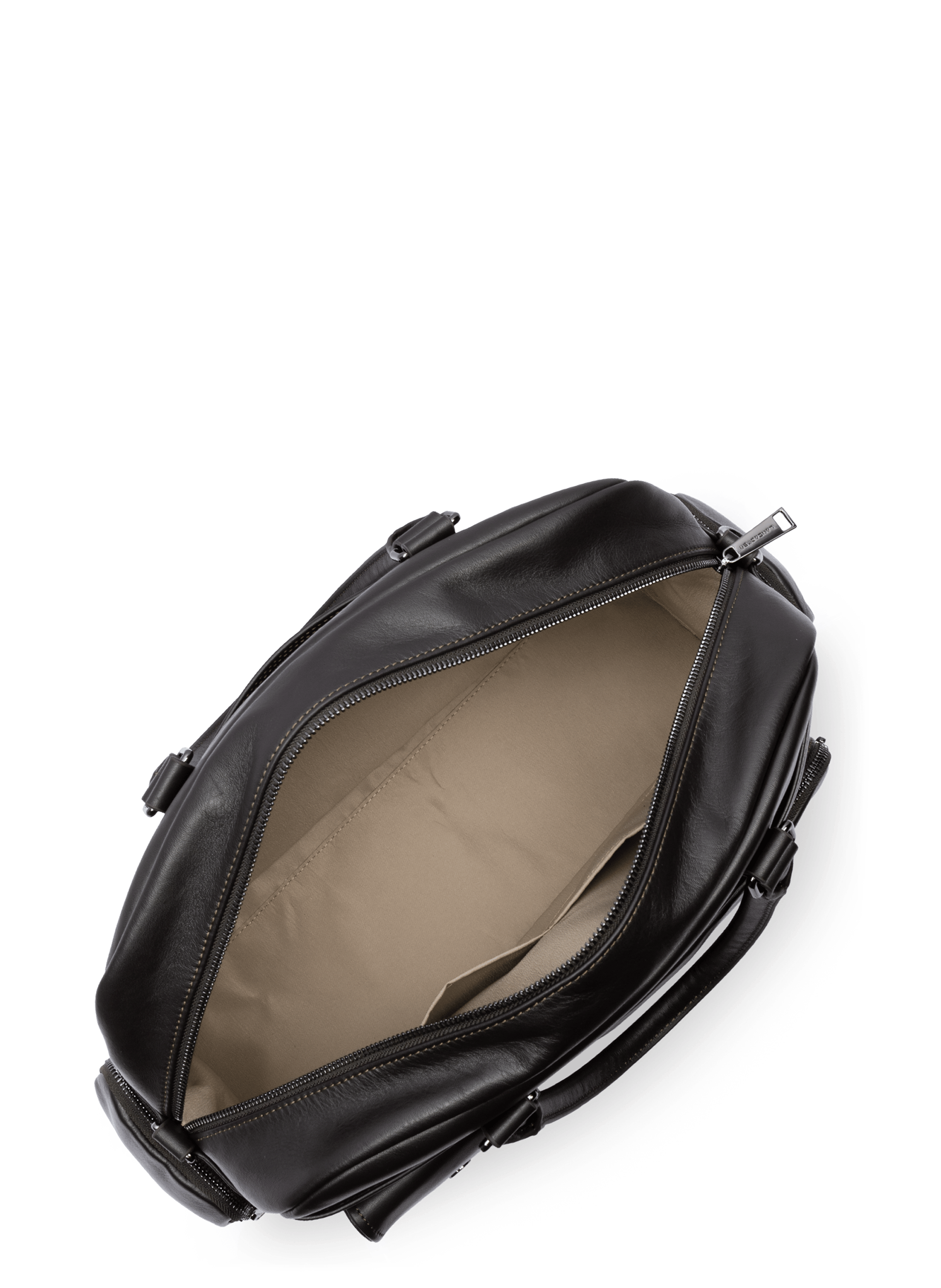 Sac à main bowling - soft vintage LANCASTER Marron