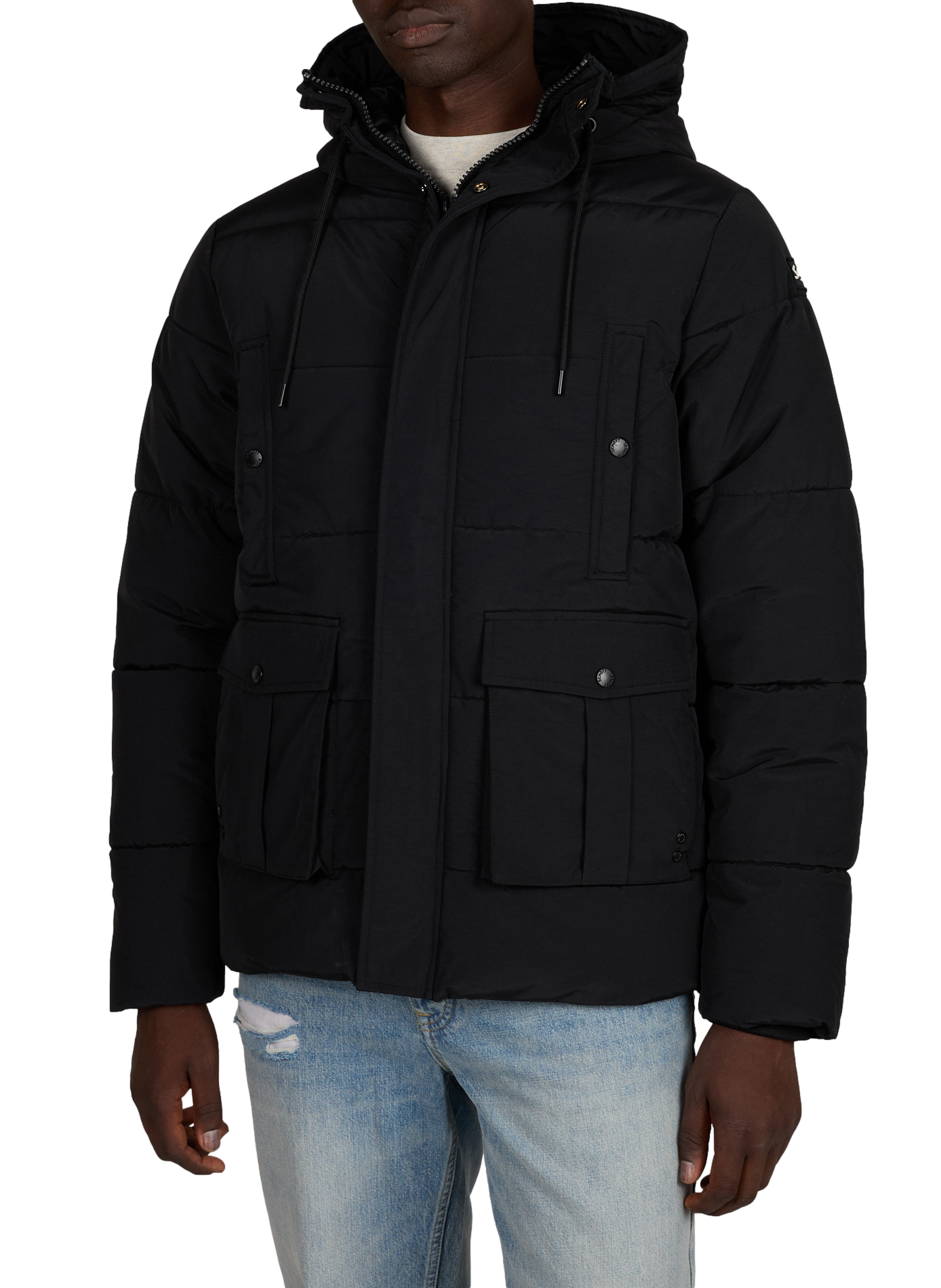 Parka KALI à capuche SCHOTT Noir