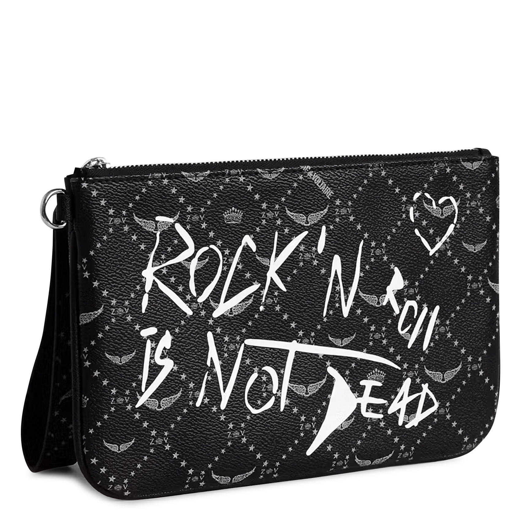 Ritstasje met motief z pouch ZADIG&VOLTAIRE Zwart