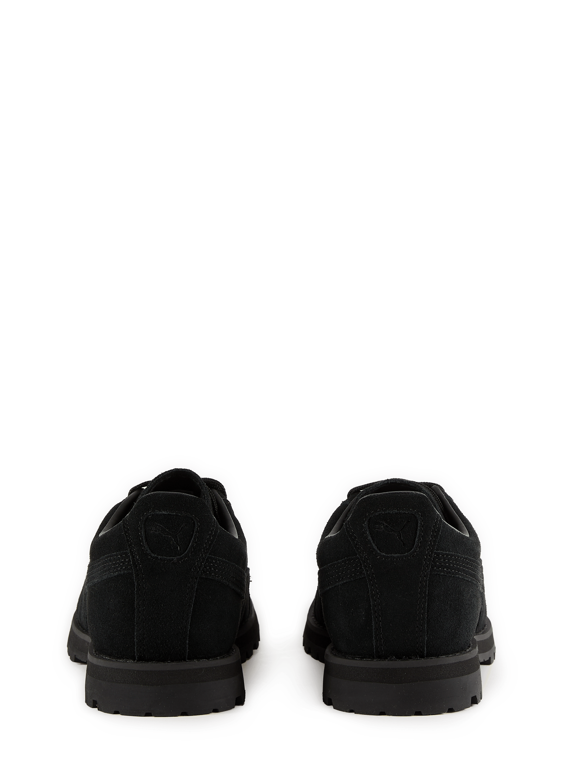 Scarpe mocassino con suola dentellata in camoscio PUMA Nero