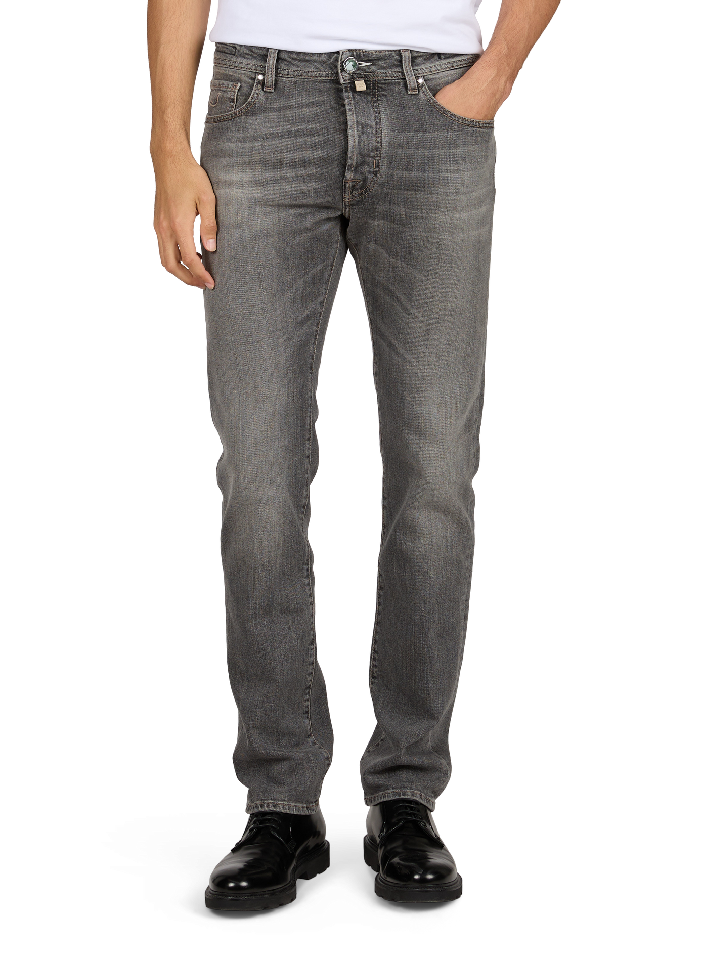 Jean Bard slim en coton mélangé JACOB COHEN Gris