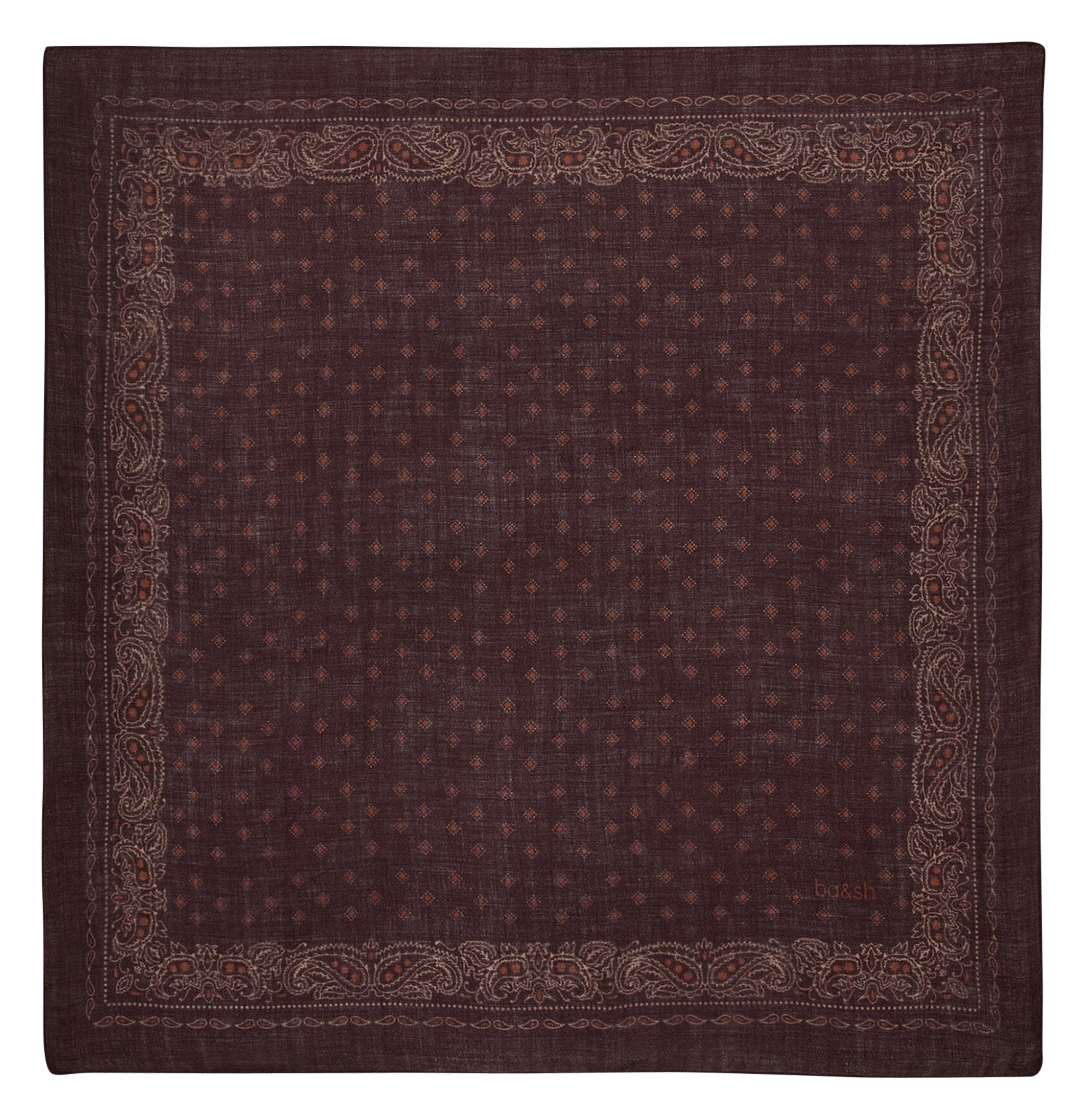 Foulard en laine mélangée fary BA&SH Violet