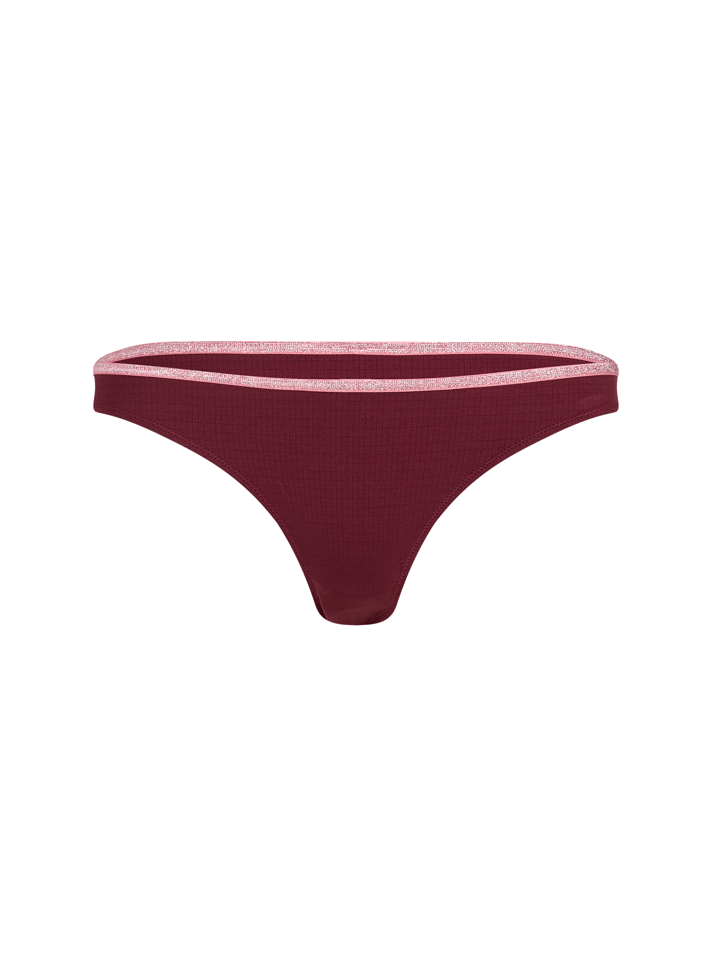 Einfarbige klassische Culotte mit Glitzerdetail LA NOUVELLE Rot