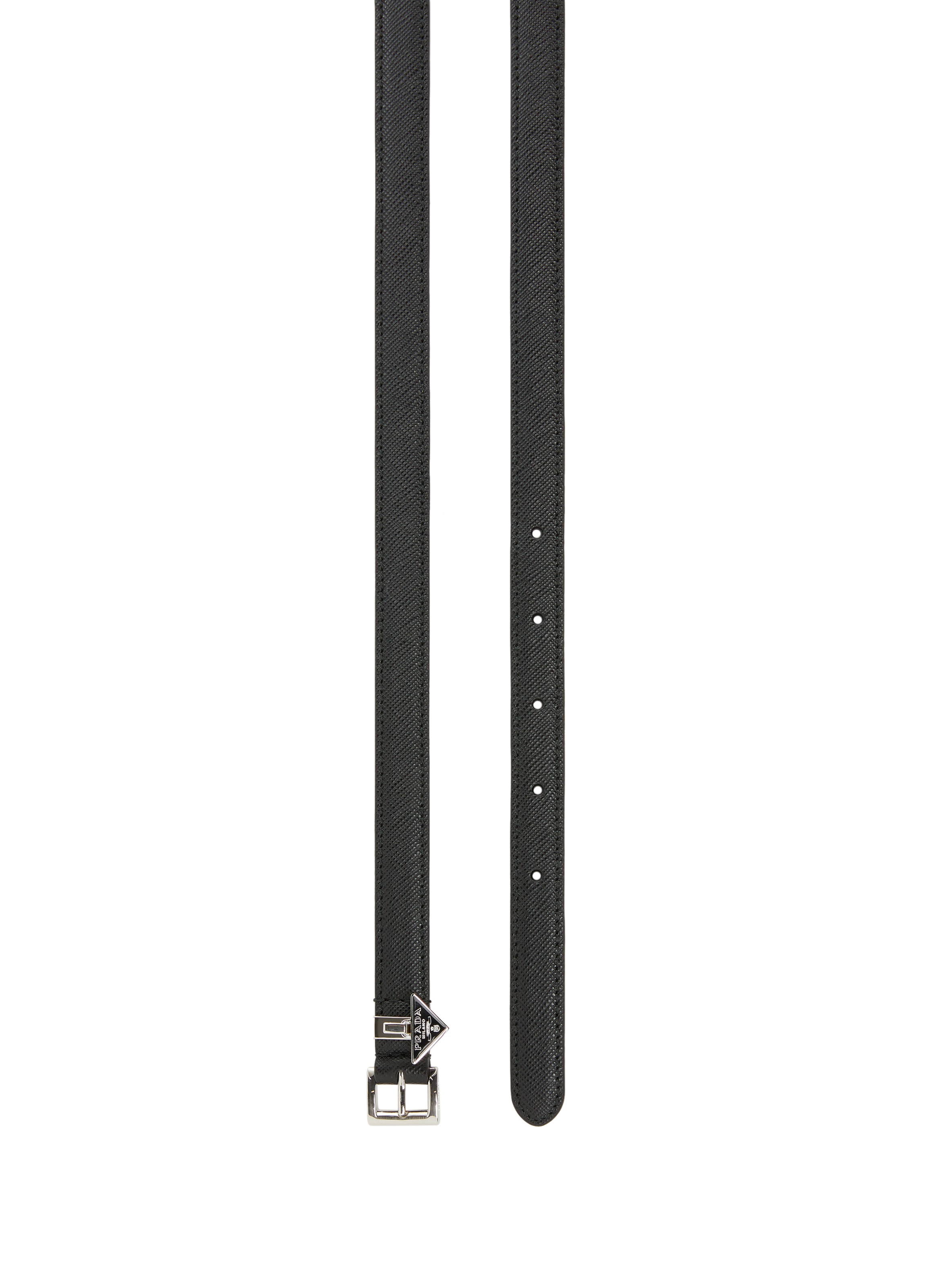 Ceinture fine Prada en cuir Saffiano