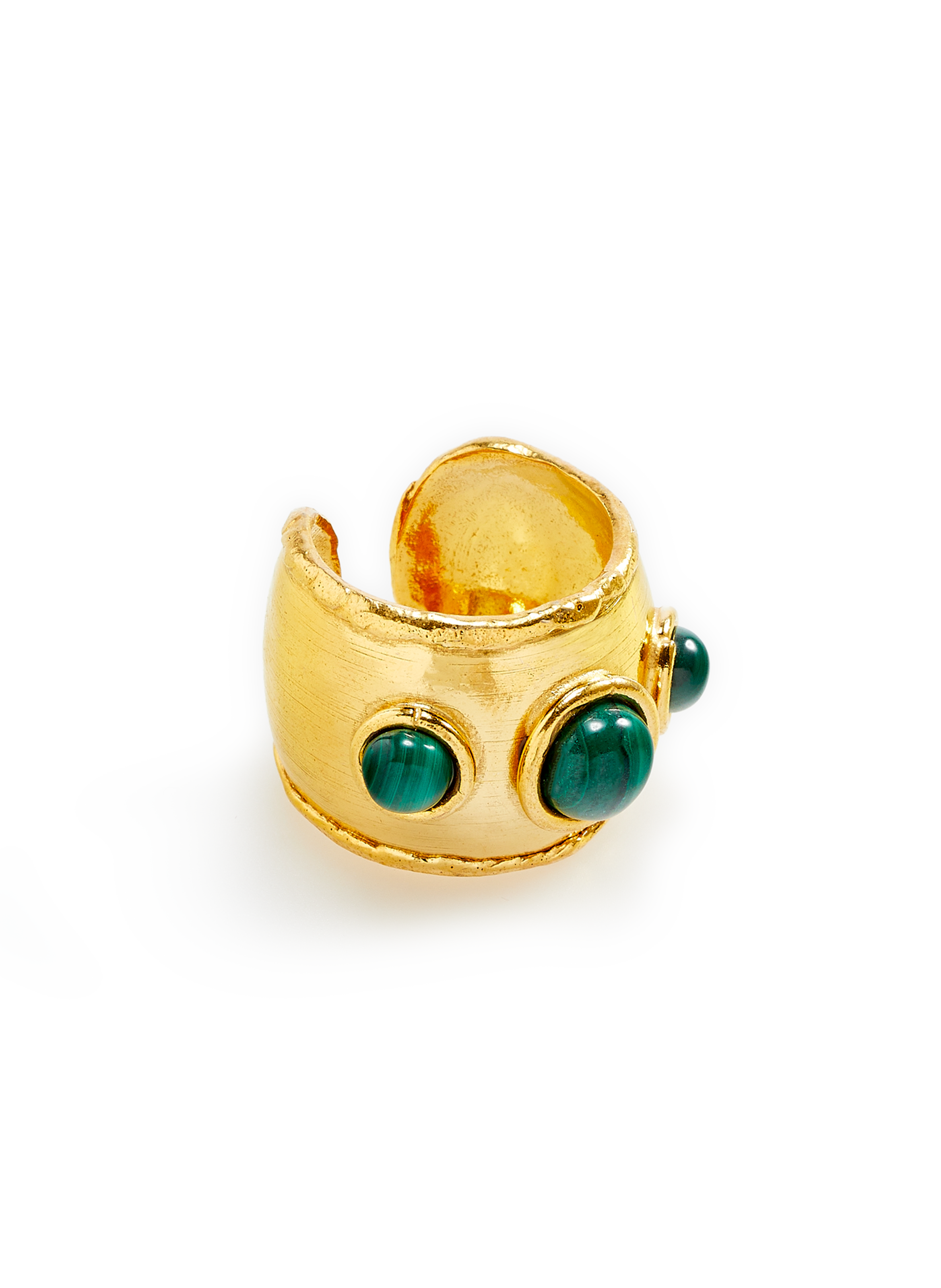 Bague Dune pierre malachite