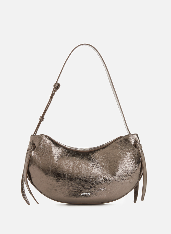 Fortune Cookie metallic handbag YUZEFI